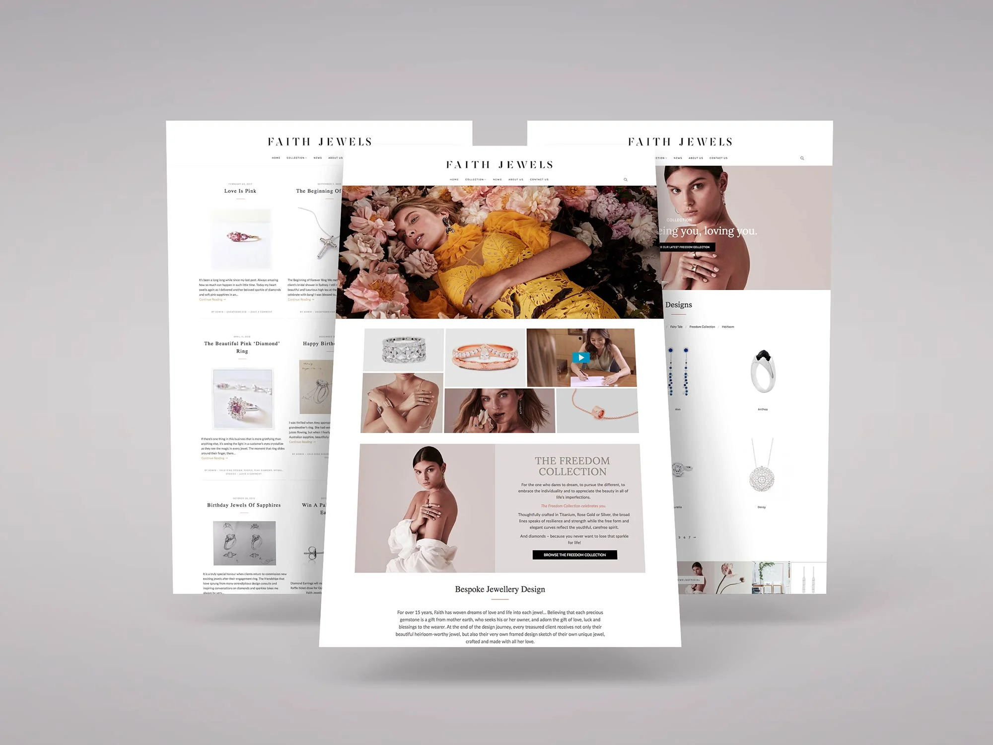 Beautiful Minimalist Website Design