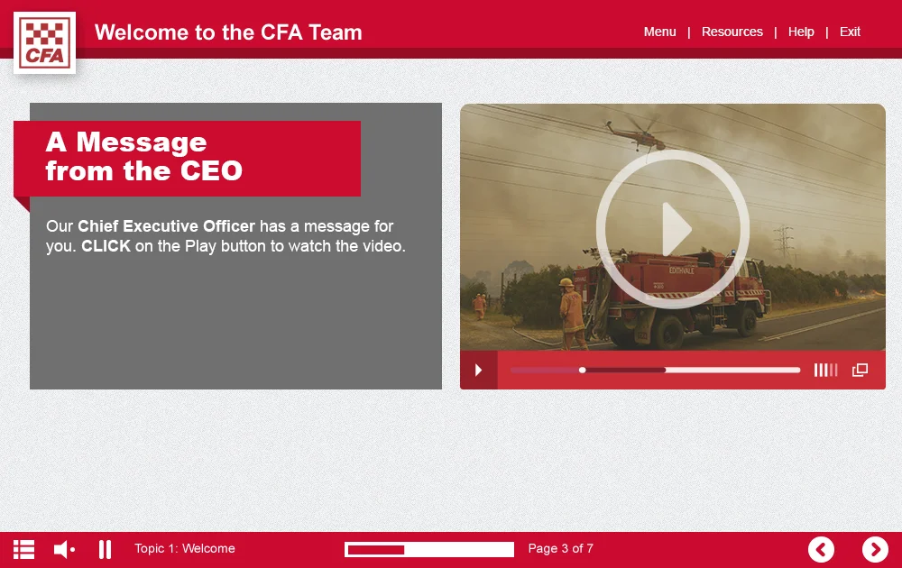 ELEARNING DESIGN FOR CFA