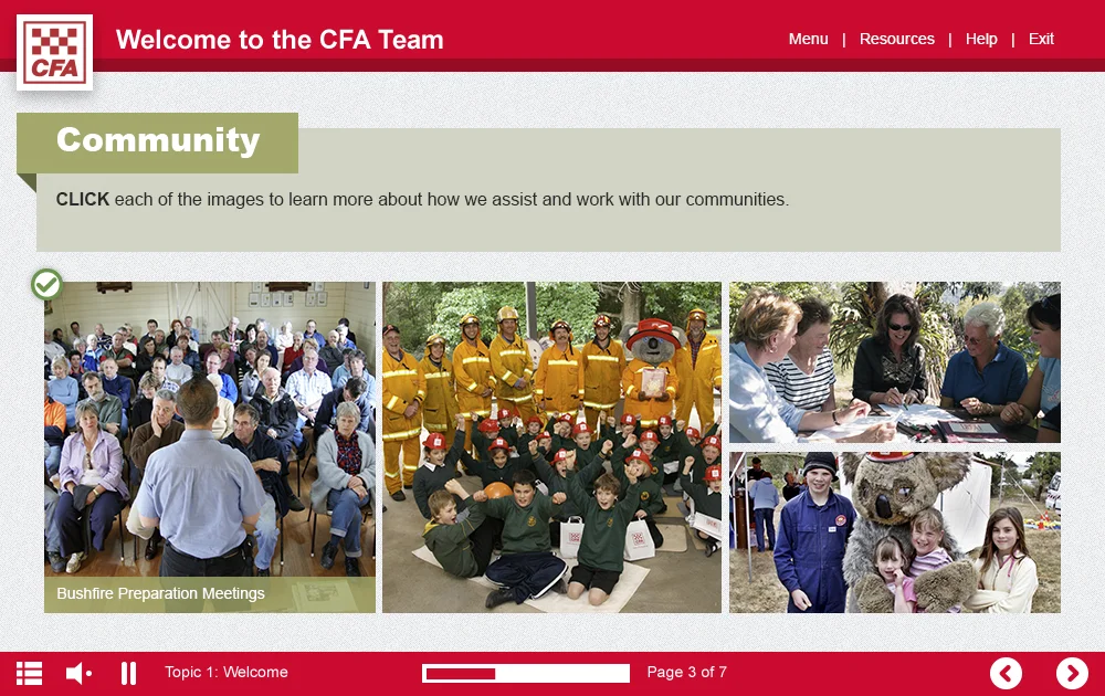 eLearning Design for CFA