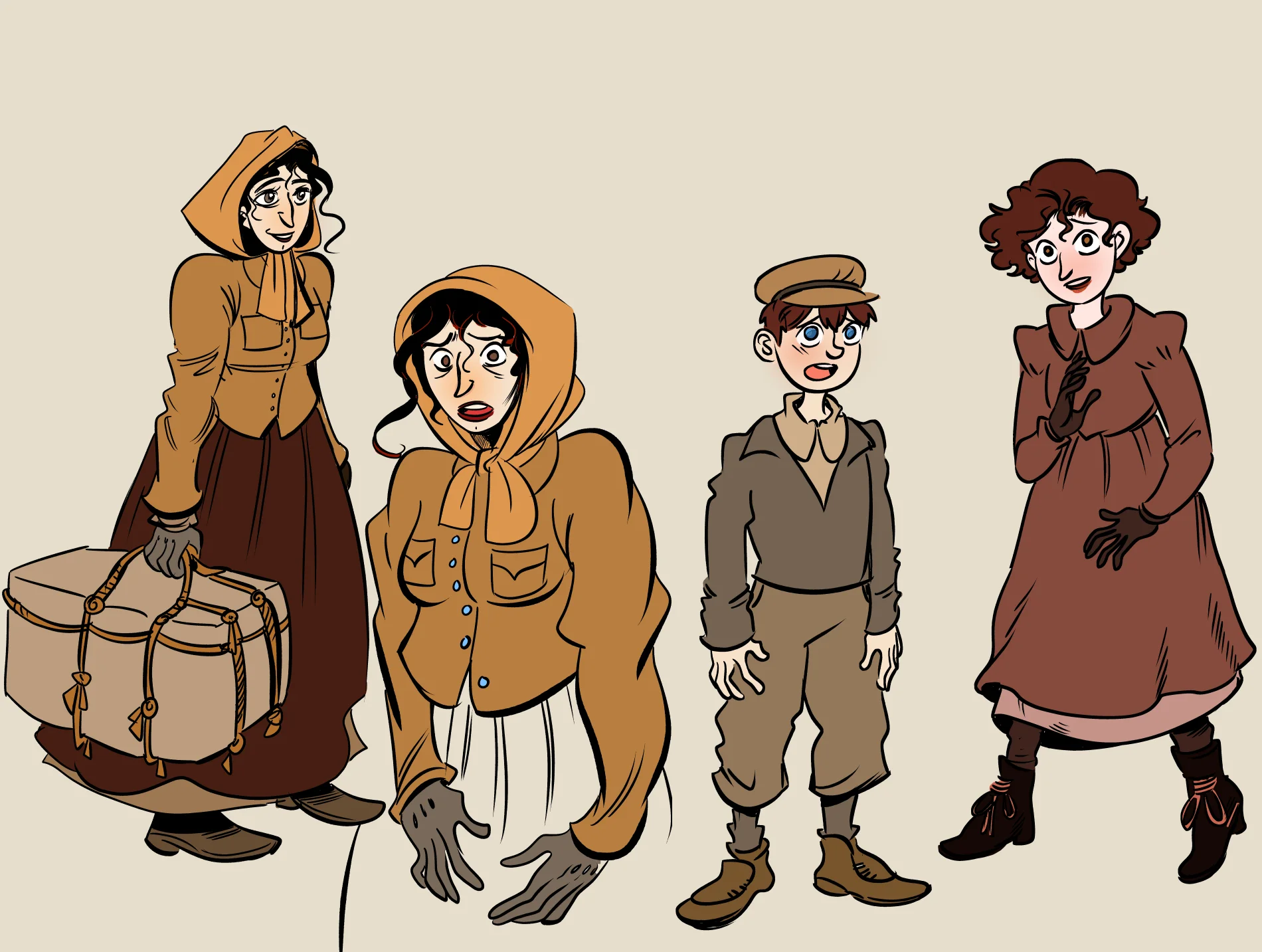 Characters created by Trina Robbins, comics herstorian.