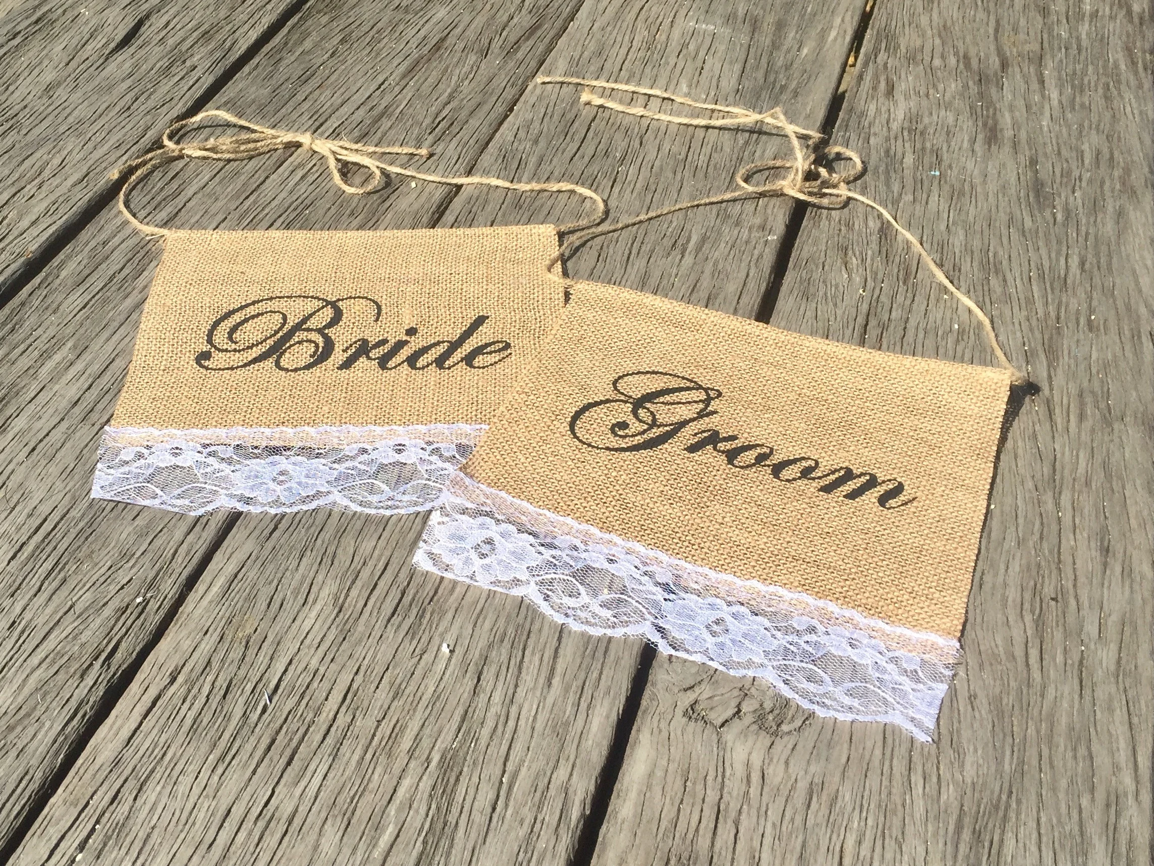 Bride & Groom Chair Names