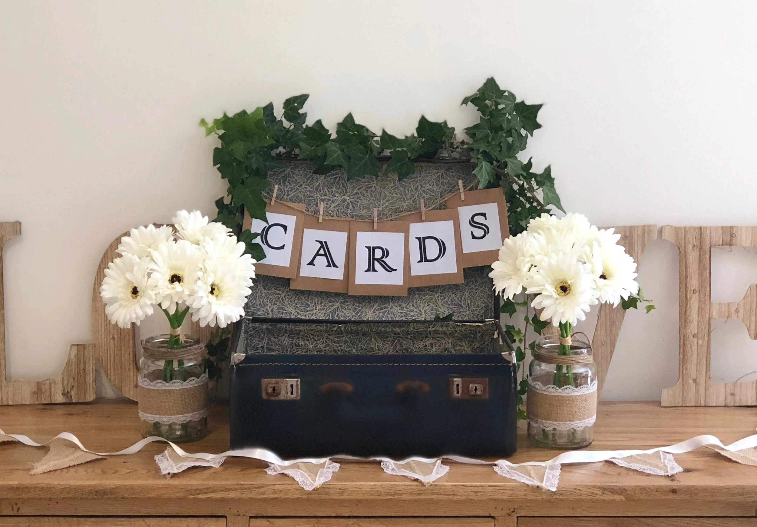 Wishing Well Retro Suitcase