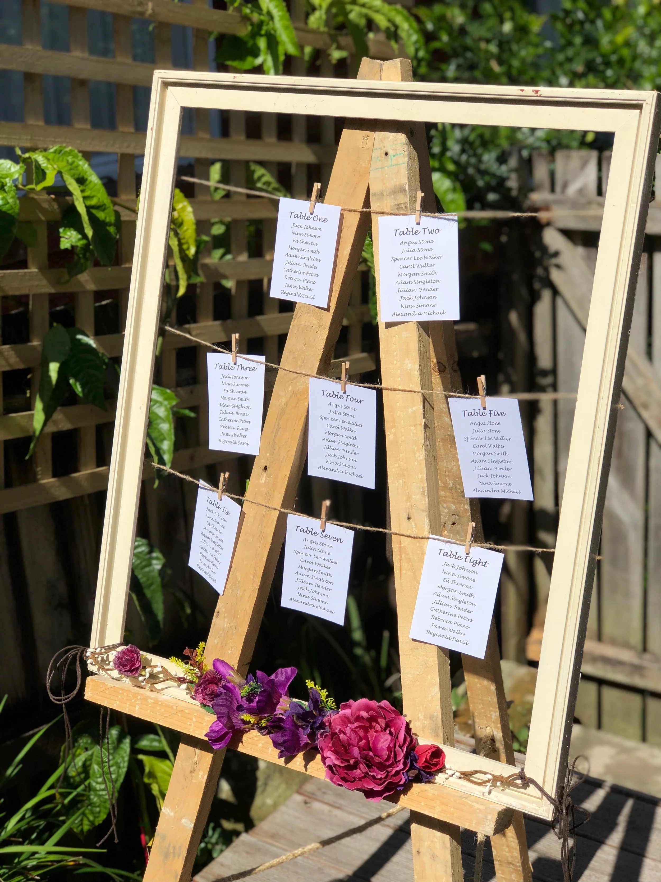 Rustic Frame & Easel