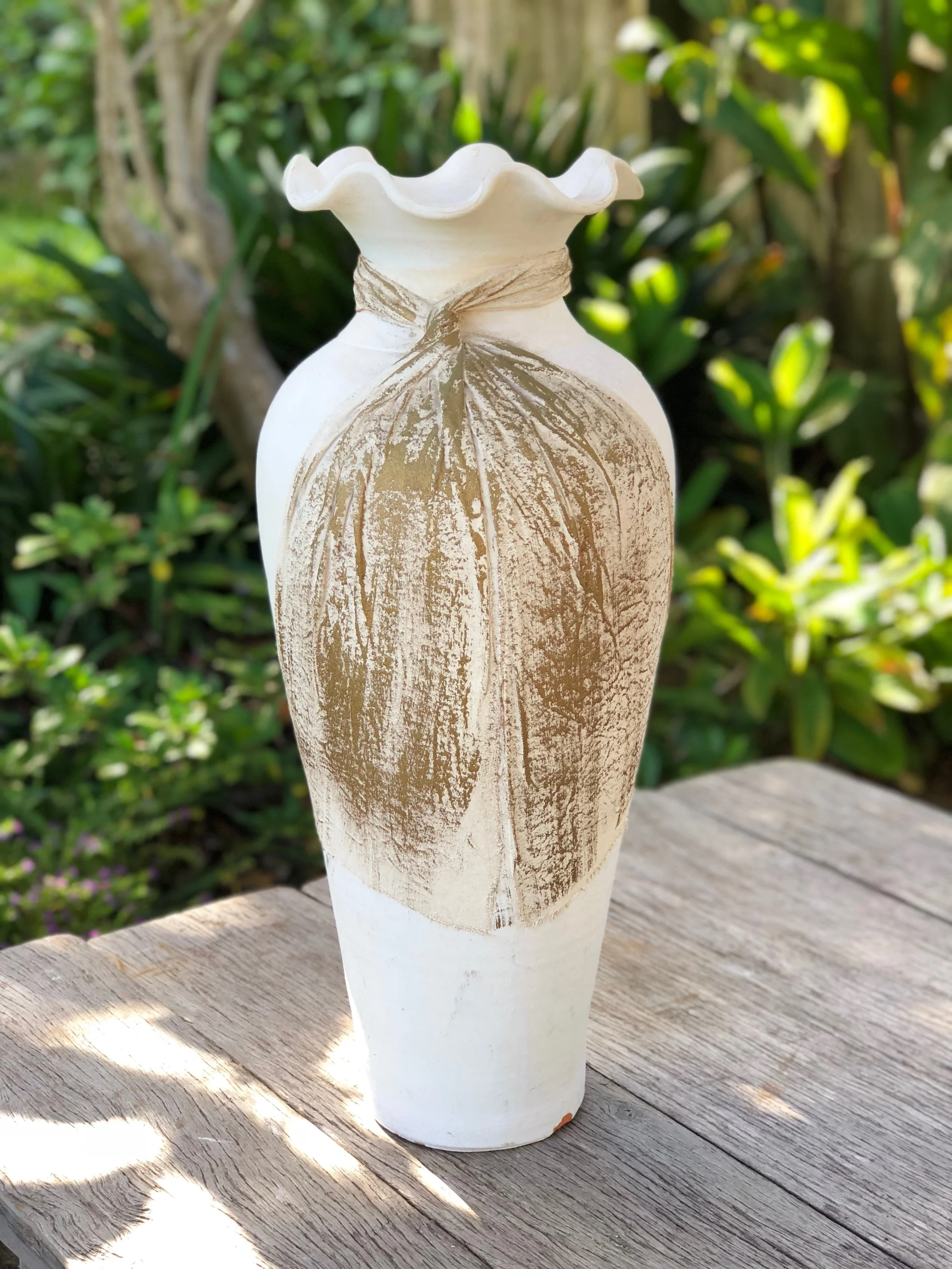 White Ceramic Vase