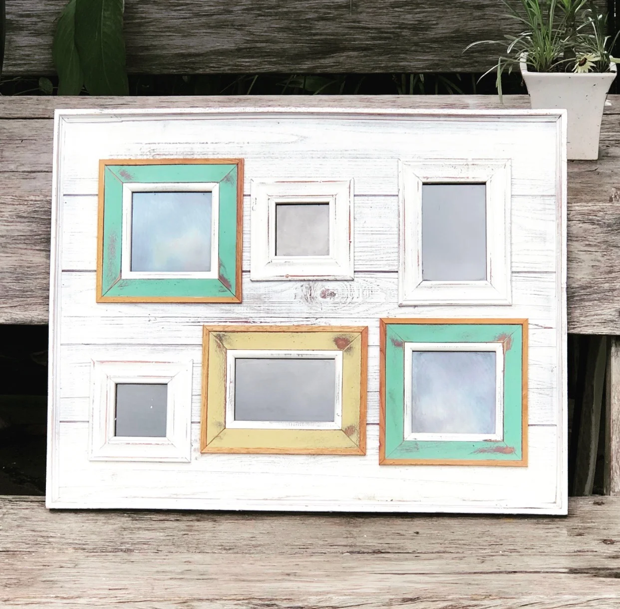 Large Beach Style Colour Photo Frame