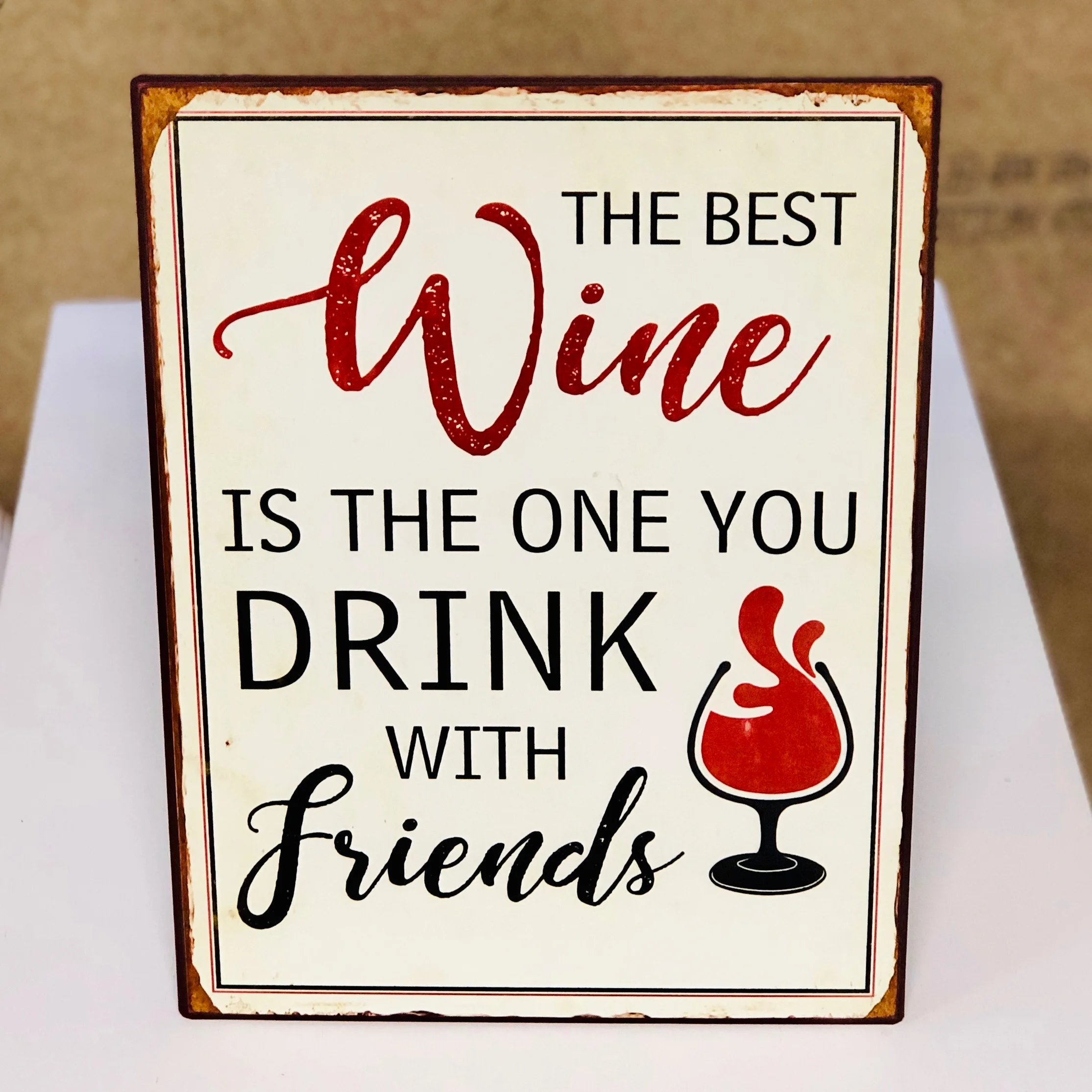Retro Wine Sign