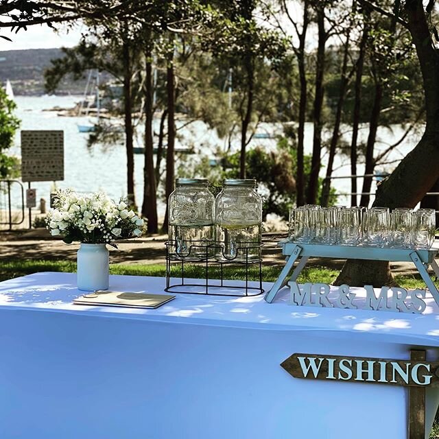 Our drinks station set up at Little Manly Point earlier this year before the craziness began...
.
.
.
.

#northernbeacheswedding #beachwedding
#northernbeachesweddinghire #wedding #weddingday #specialday #diywedding #weddingprops #weddinginspo #weddi