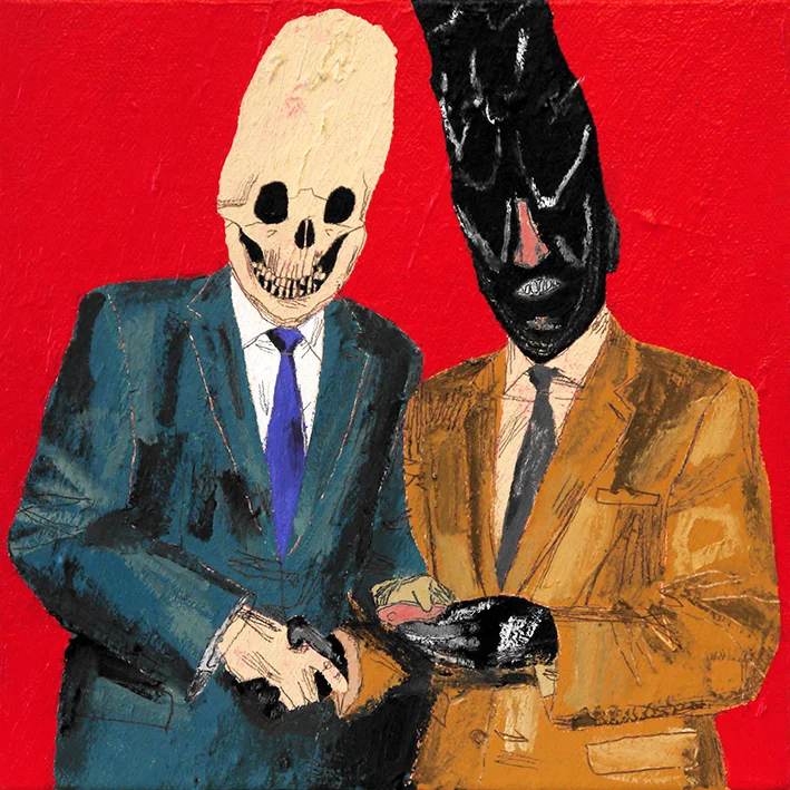 Presentation of the budget ham slice for lifetime services to Hell.