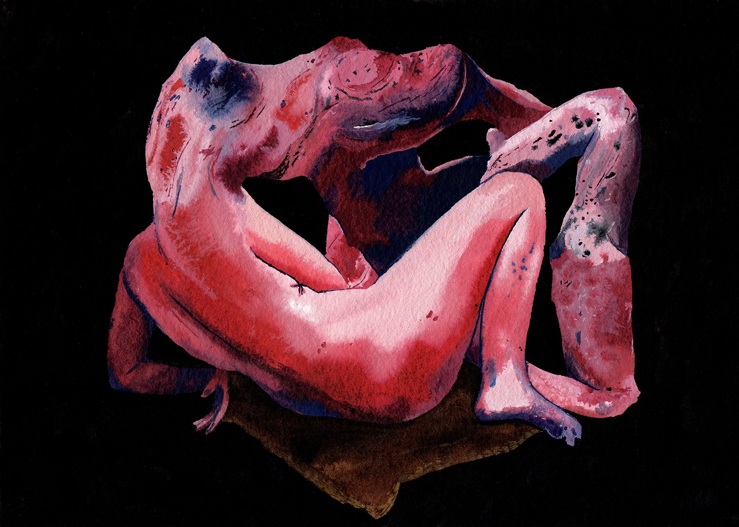 Reclining figure.