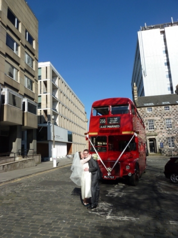 The Red Bus wedding couple.JPG