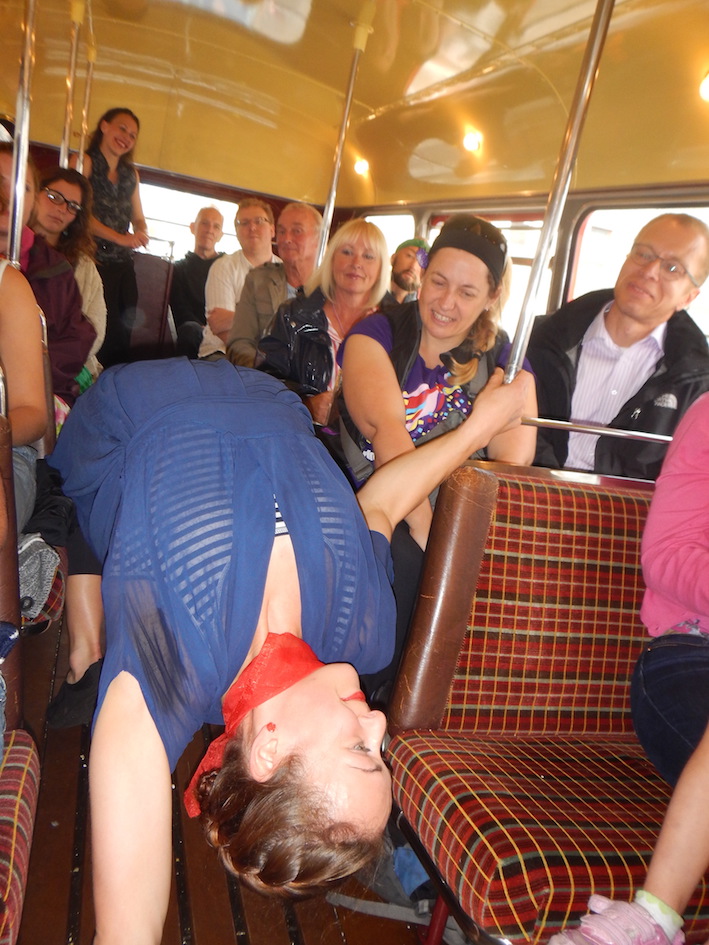 The Red Bus performer.JPG