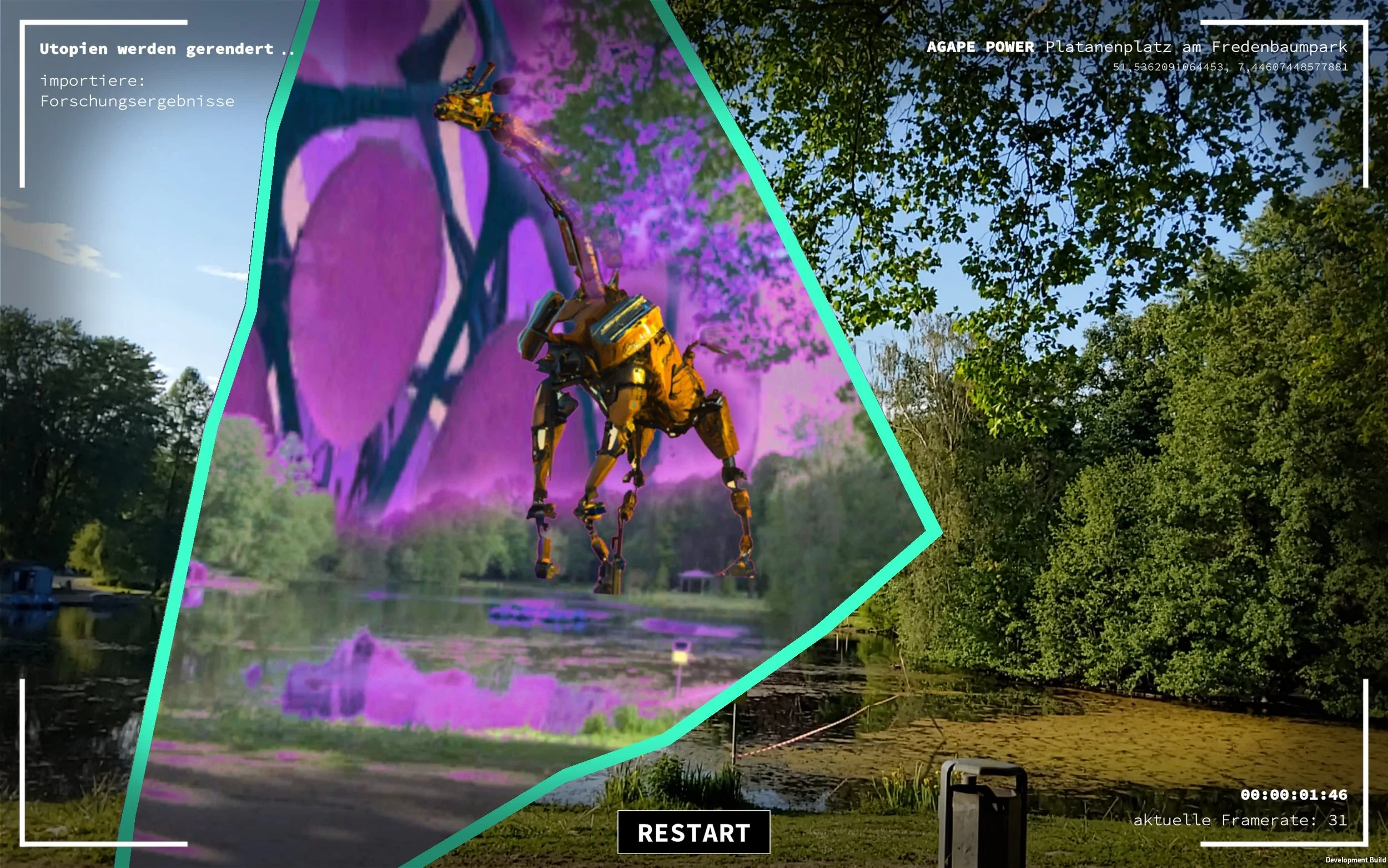 105 mal 68. Wir regeln das.