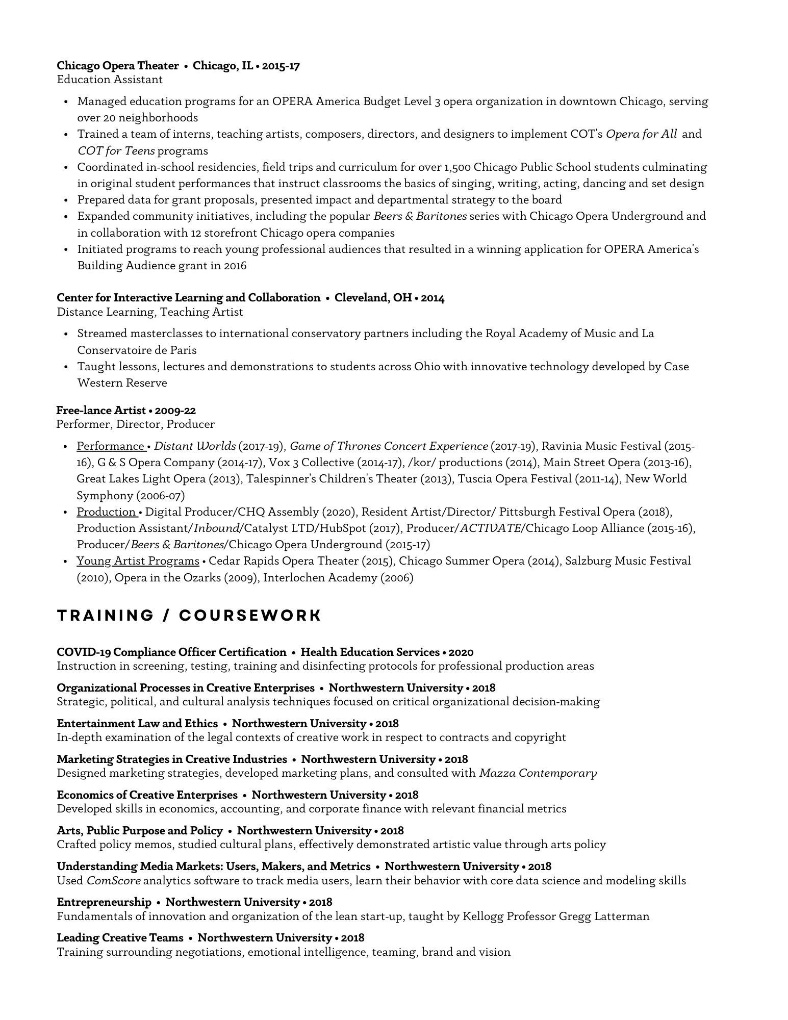 Daniel Grambow Resume Page 2