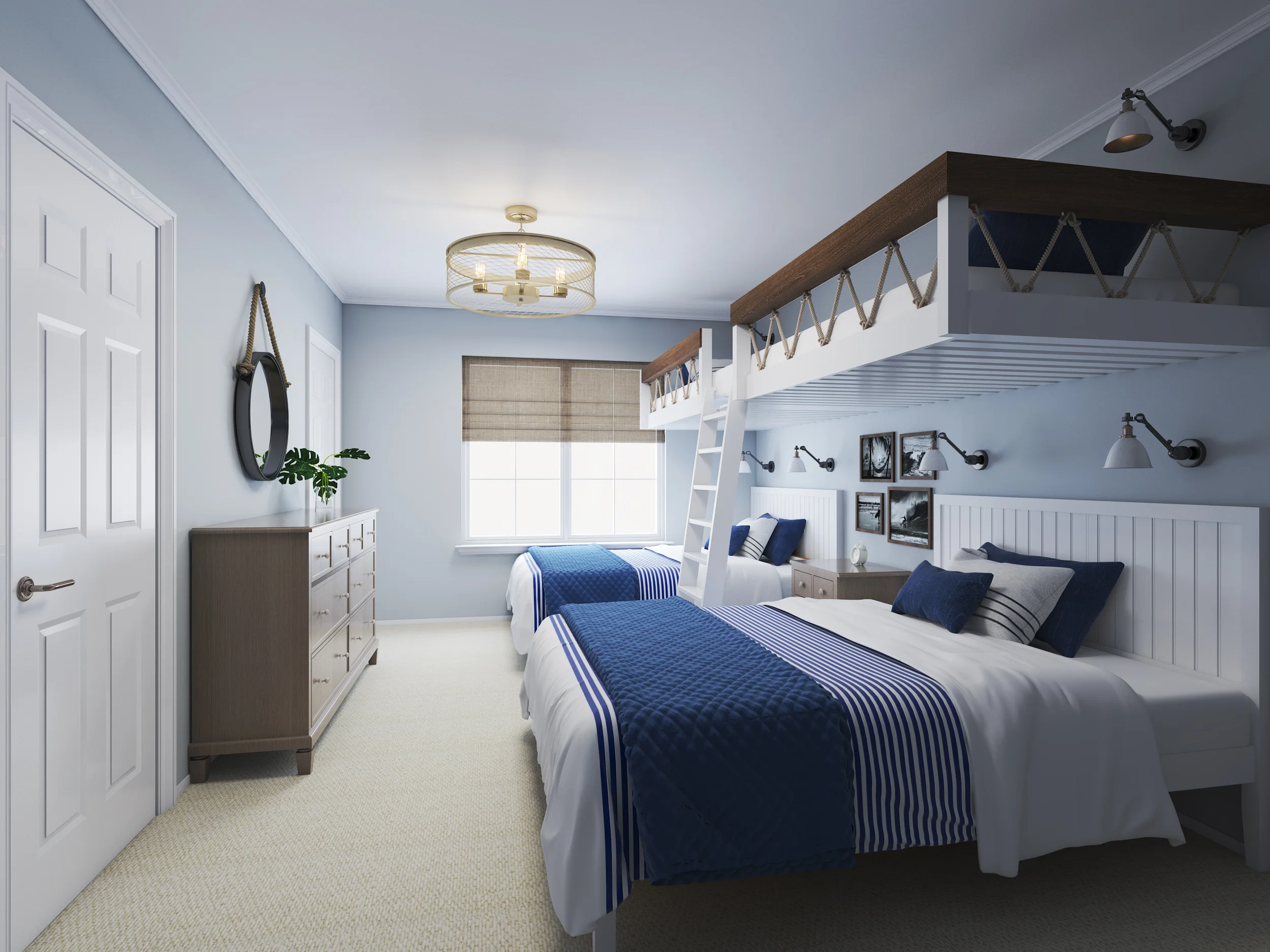 Beach House Bunk Room