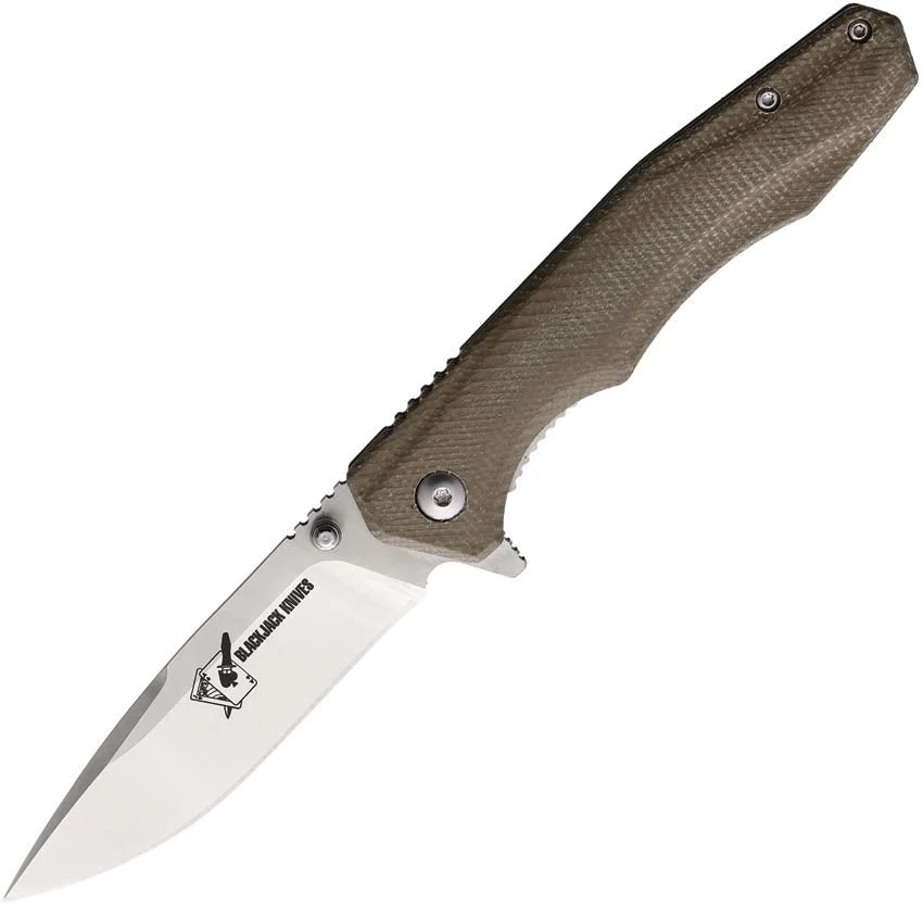 Blackjack Knives Linerlock Tan S35VN #BCB156