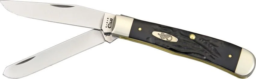 Case Cutlery Trapper Rough Black #CA18221