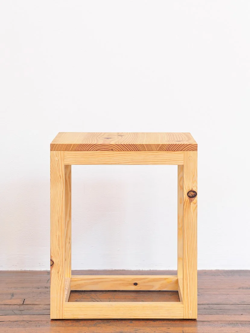 Donald Judd, Library Stool #42, 1980, fabricated 2021, Southern yellow ...