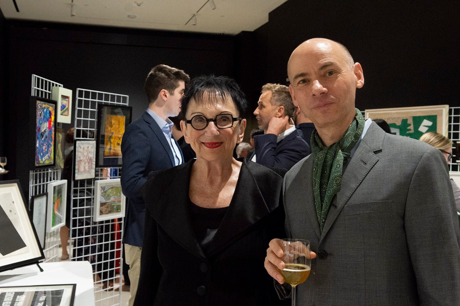 Honoree Barbara Levine and Blake Gopnik.jpg