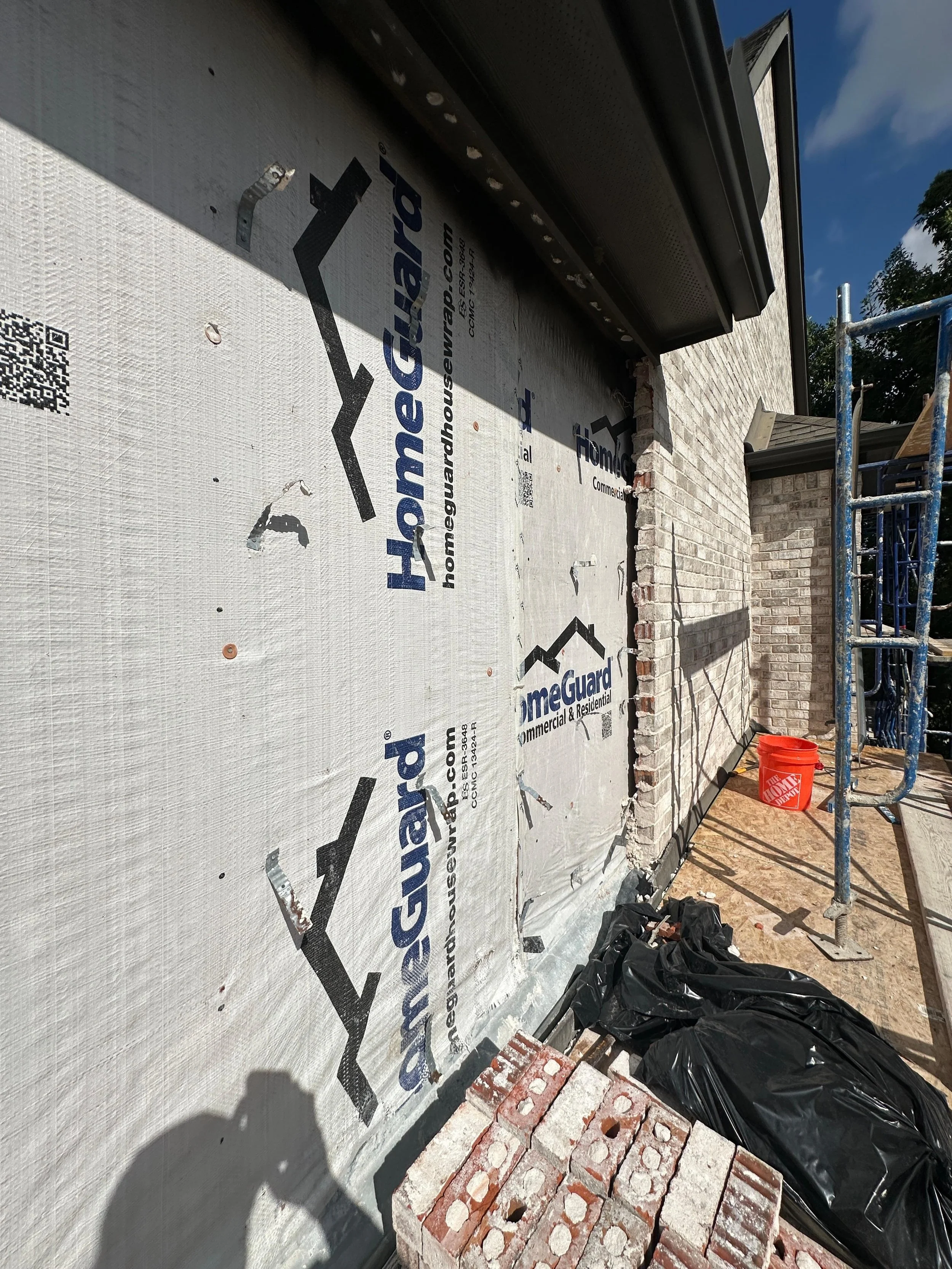 Inspectors were unable to determine if there were enough brick ties during construction