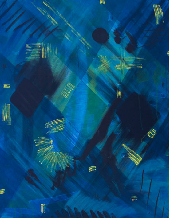 Sara Havekotte, (Untitled), acrylic on canvas, 2017