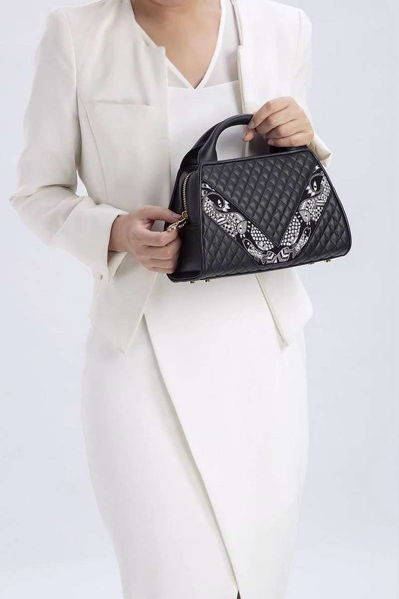 Diana Satchel Crossbody Nero