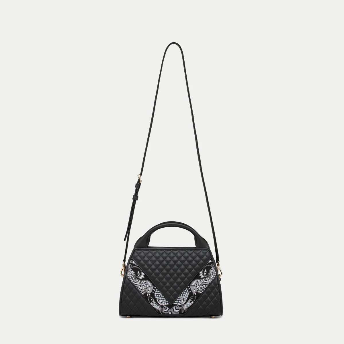 Diana Satchel Crossbody Nero