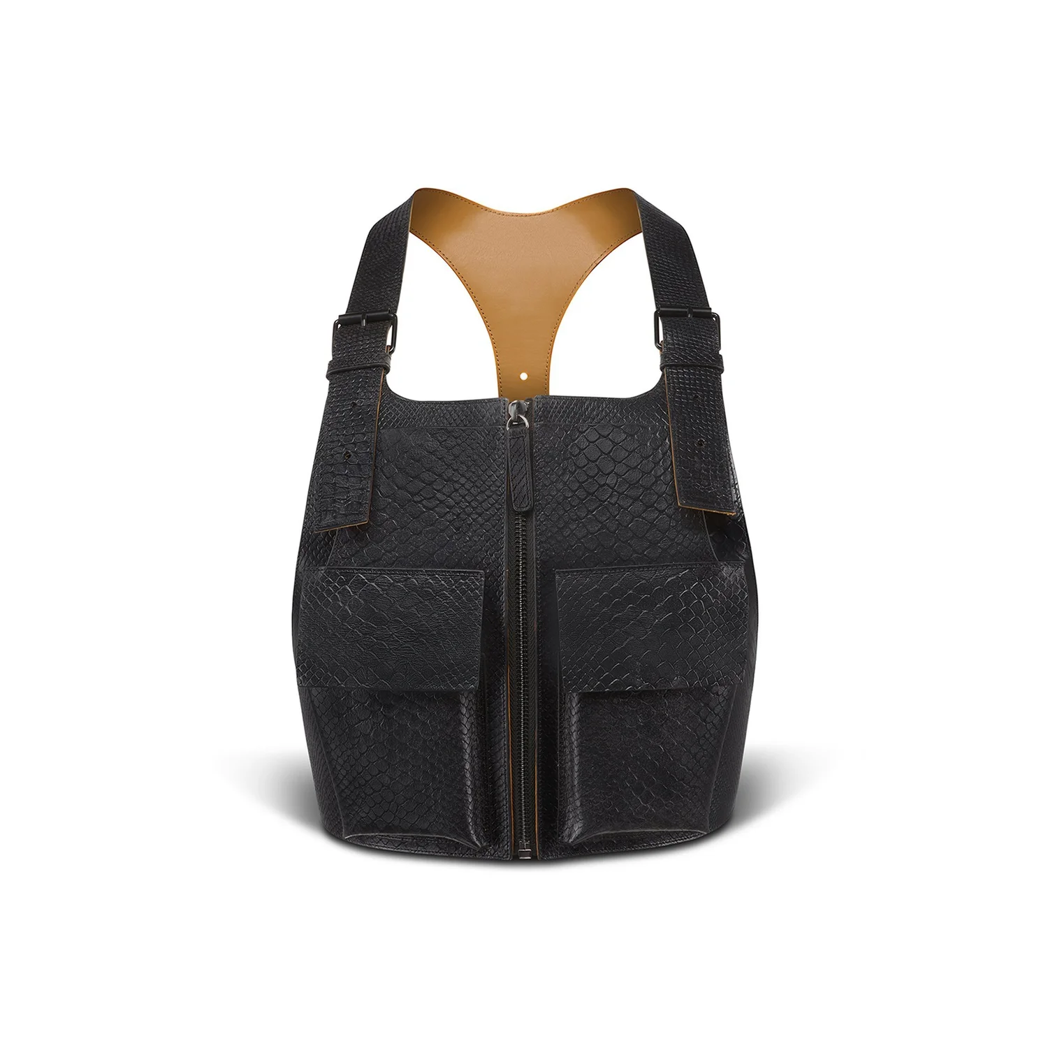 Frontpack Vest — Lidia May | Ethical Luxury Leather Goods