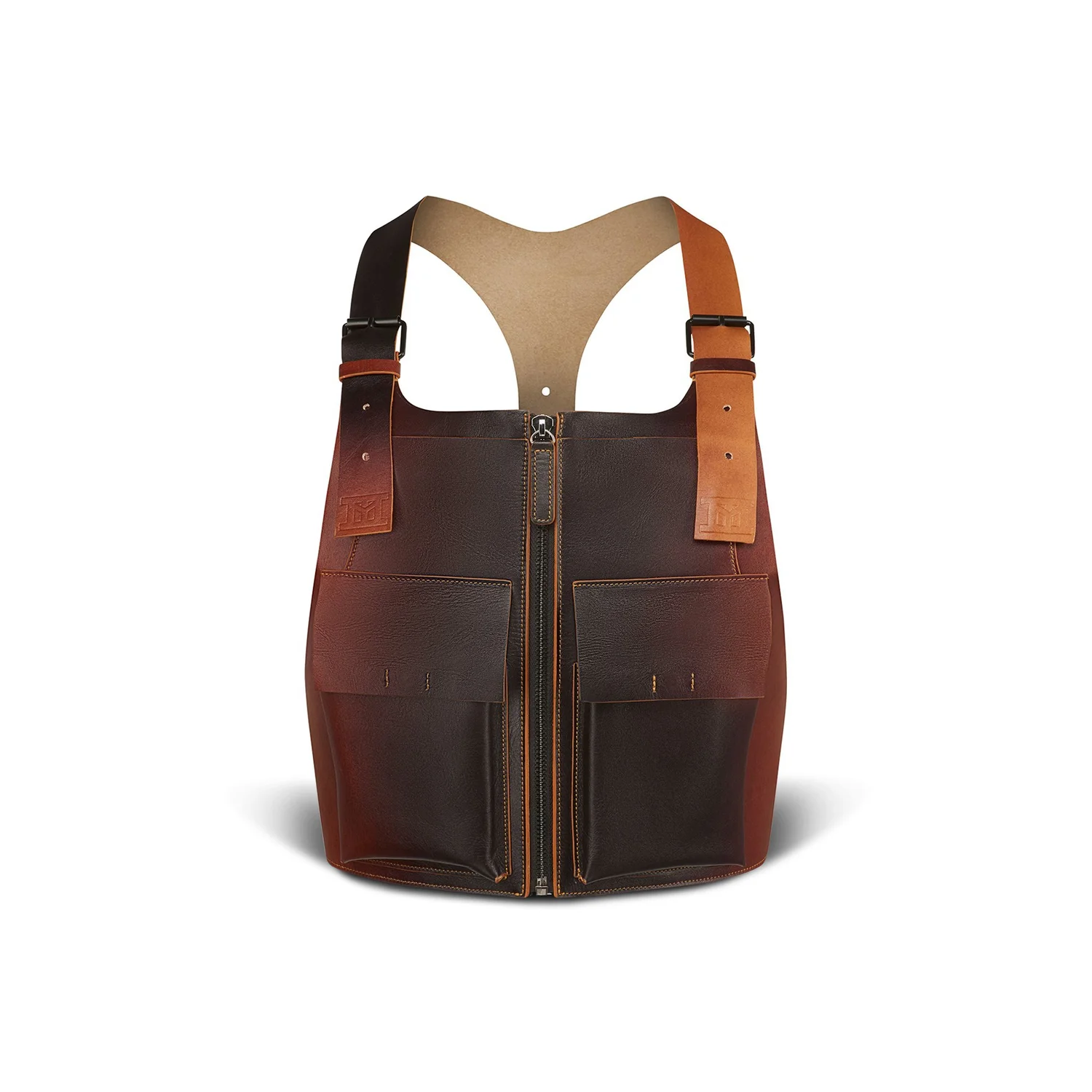 NWOT. Lidia May Frontpack Vest Silver Leaf Lidia may journey - Gem main image 4
