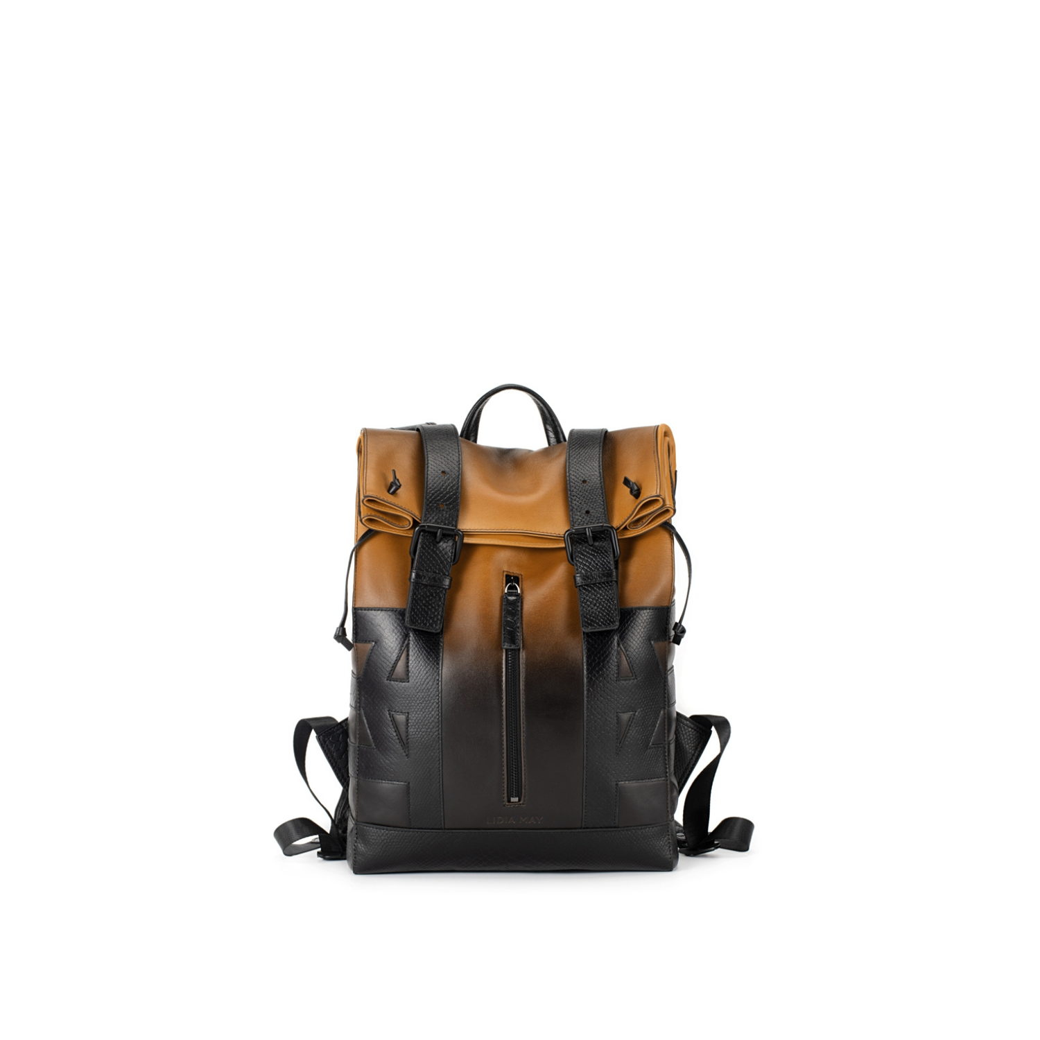 Leather Backpack Wp Standard Roll Top Backpack Premium Leather