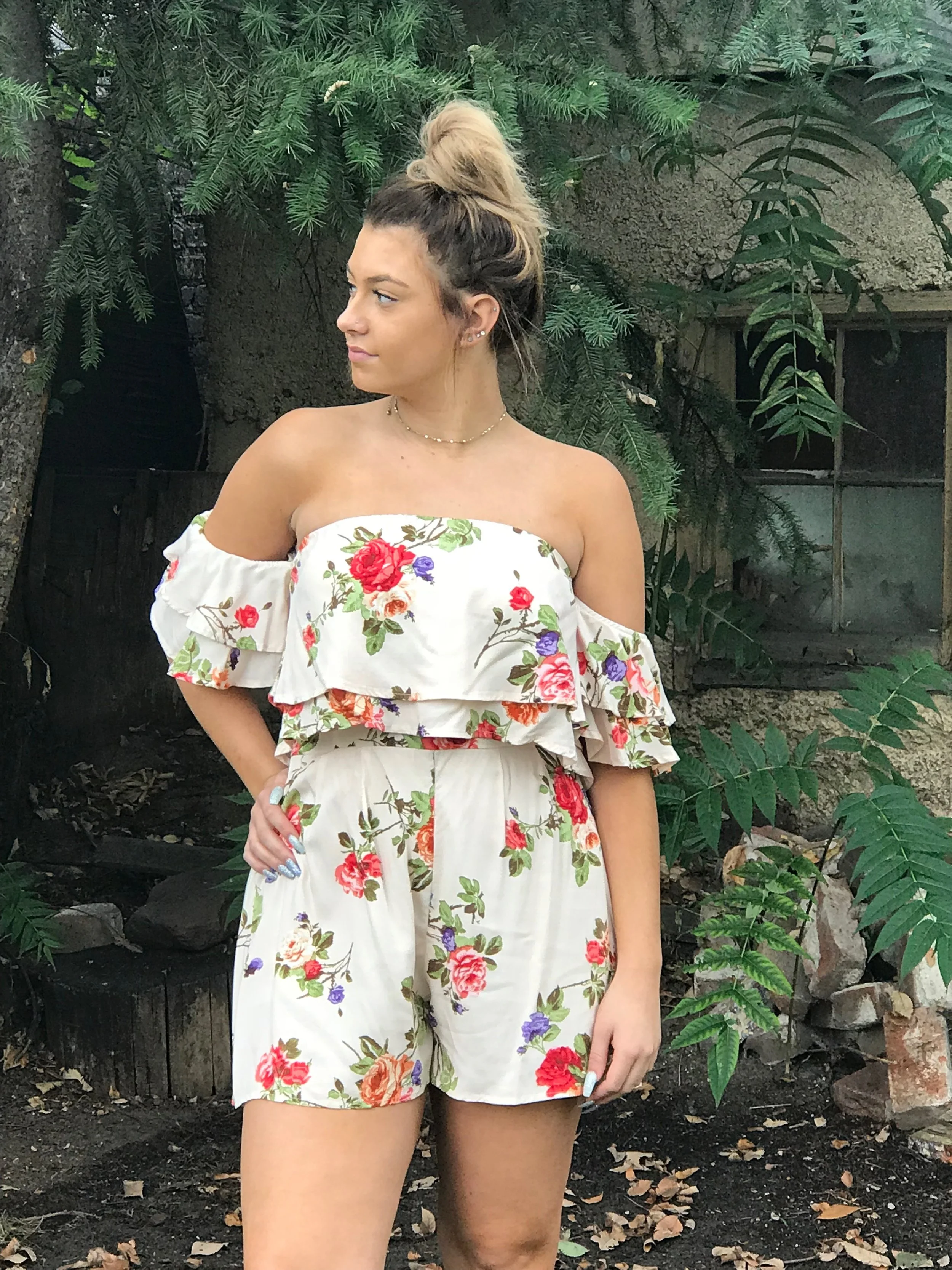 Isabella Floral Romper