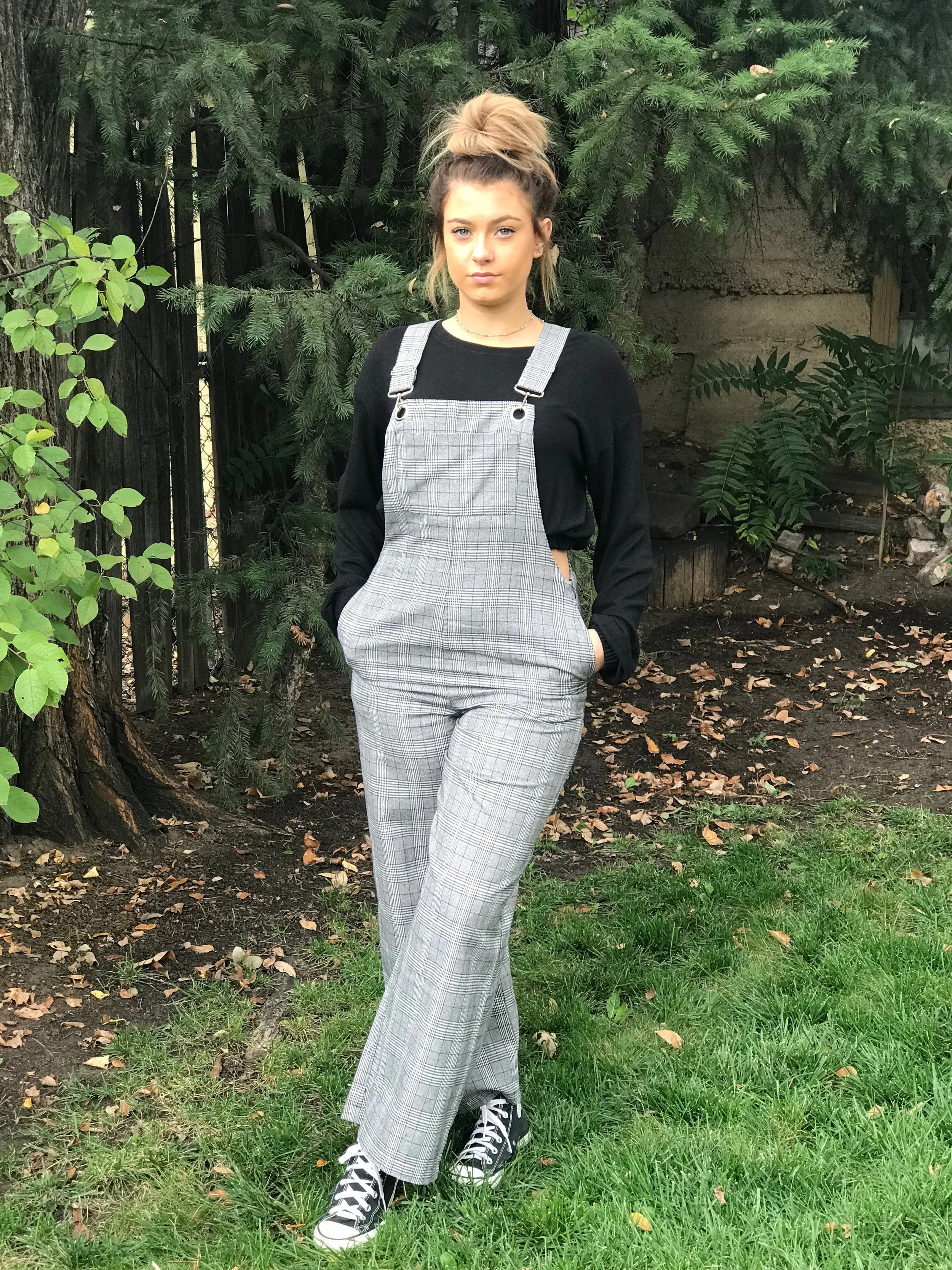 Plaid Painters Overalls