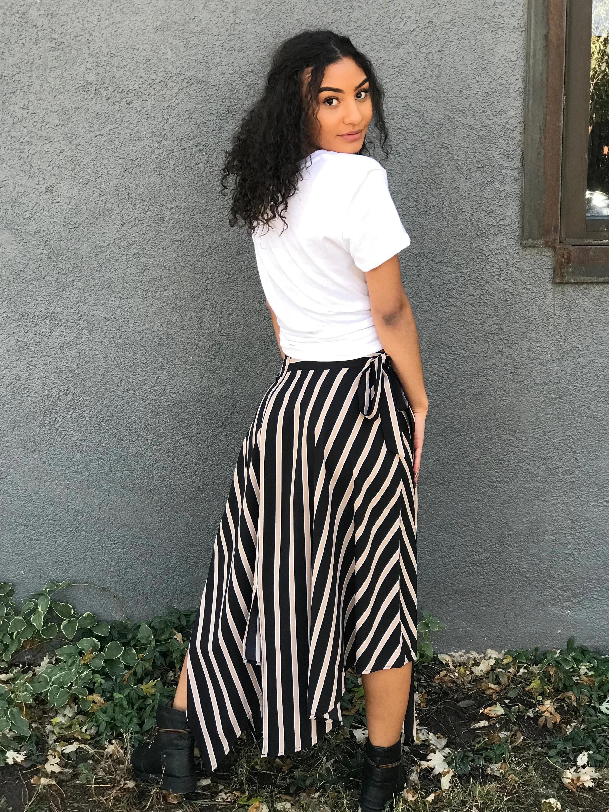 Use Your Illusion Asymmetrical Skirt