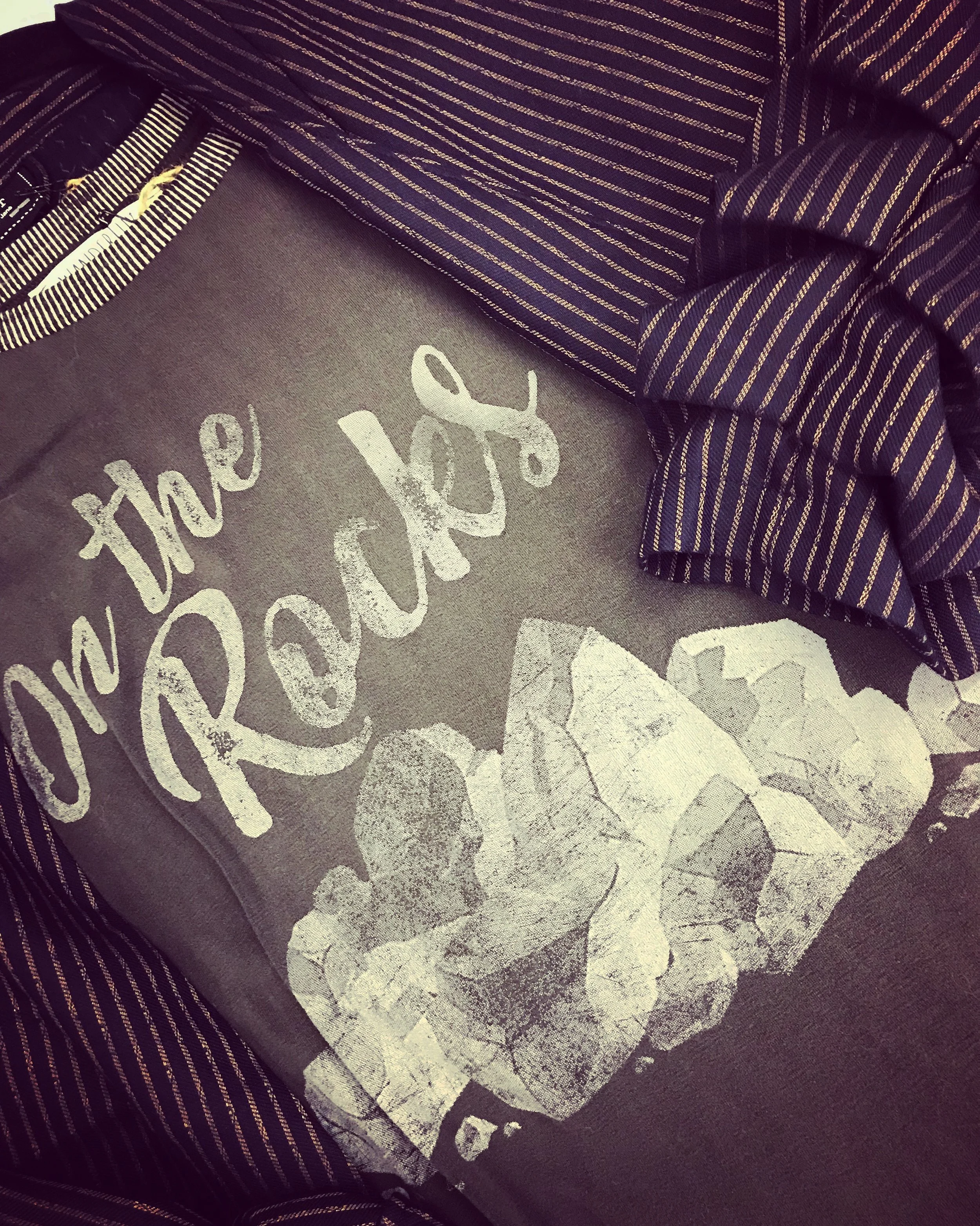 On The Rocks Ringer Tee