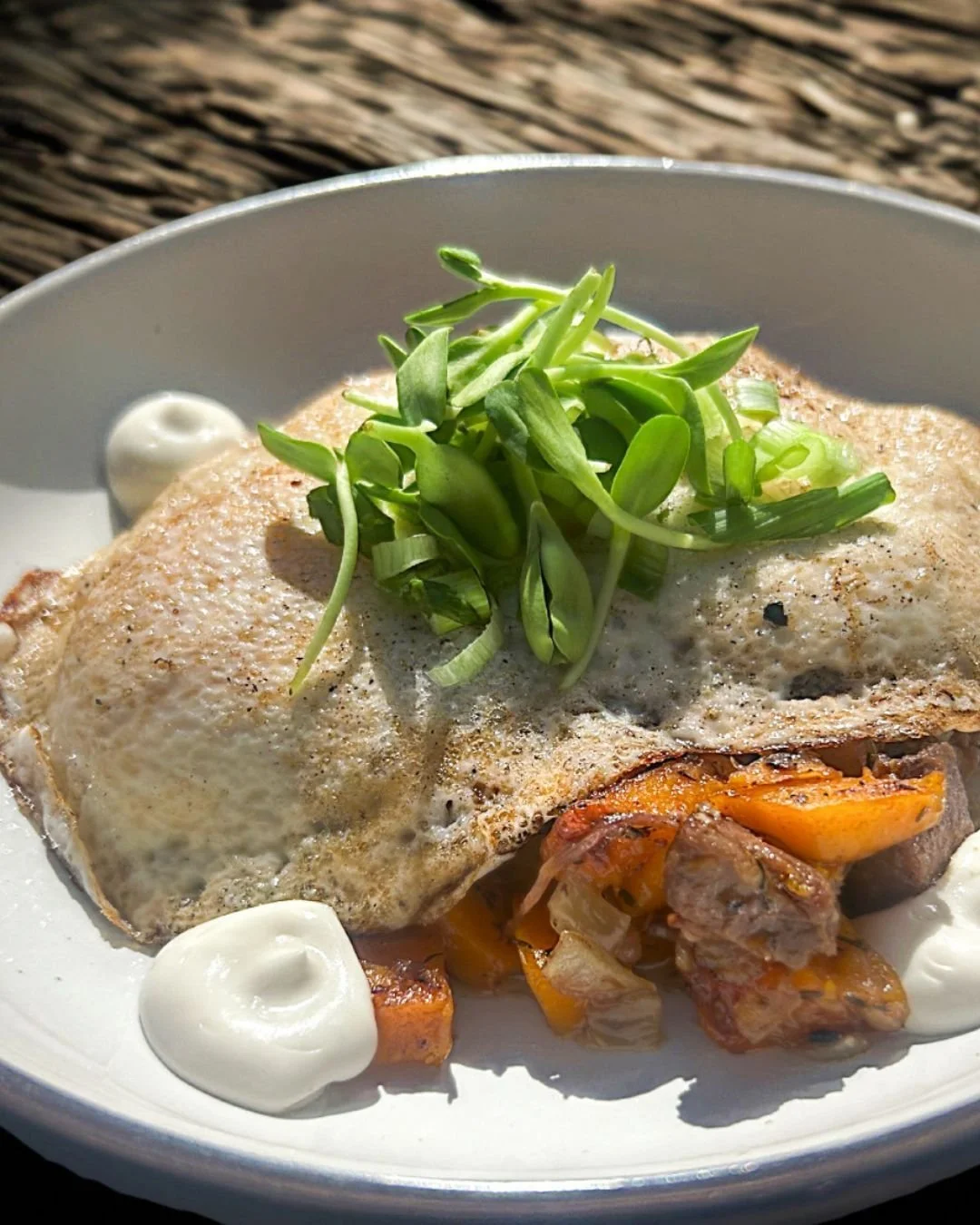 ☀️ It&rsquo;s brunch day at Gather! Come join us for good food, great company, and all the cozy fall vibes. Walk-ins welcome! 🥂 #BrunchAtGather #SundayVibes