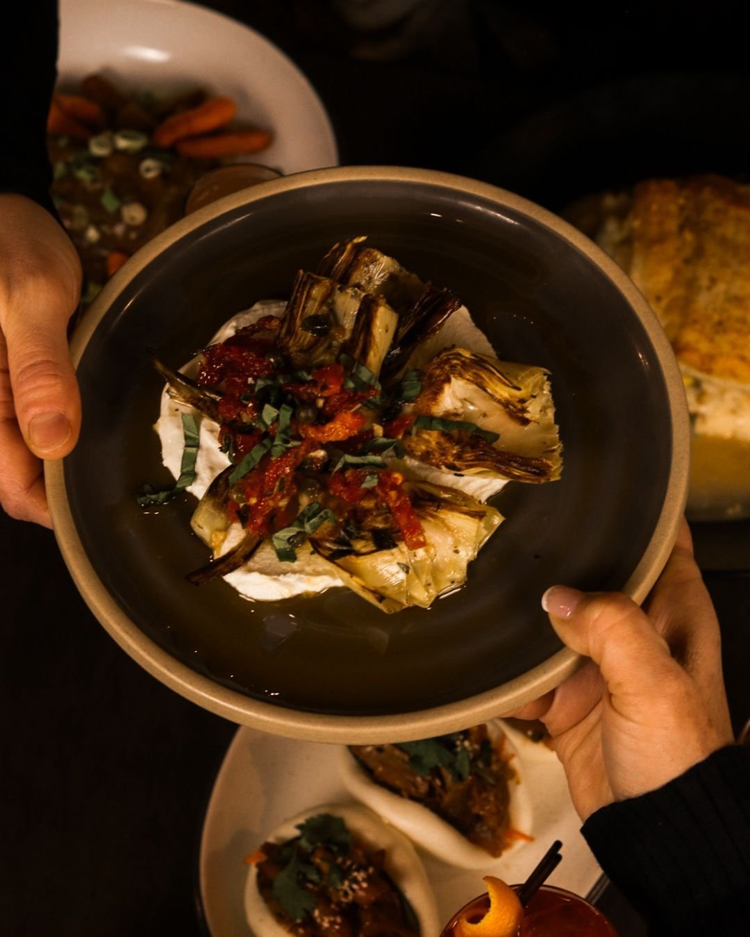 Love looks better shared ✨
We&rsquo;re celebrating Valentine&rsquo;s all week at Gather, with a special dinner menu Friday &amp; Saturday only.
Grab your gal pals, your partner, or someone you adore &mdash; and Gather with us.

Use the link in our bi