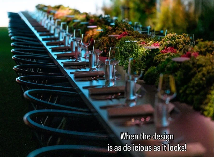 When the design is good enough to eat!

We collaborated with the @olivierchengcatering team to create an edible table center that only consisted of herbs that complimented their custom designed menu! That&rsquo;s some delicious teamwork!