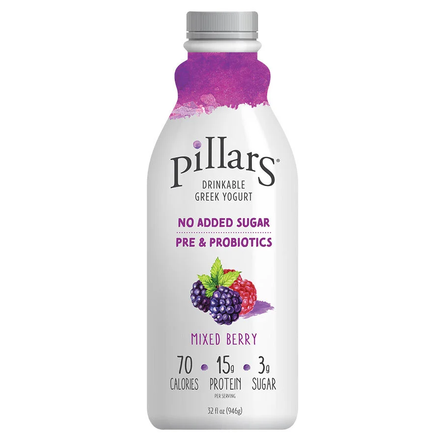 Mixed Berry 12 oz. — Pillars Drinkable Greek Yogurt