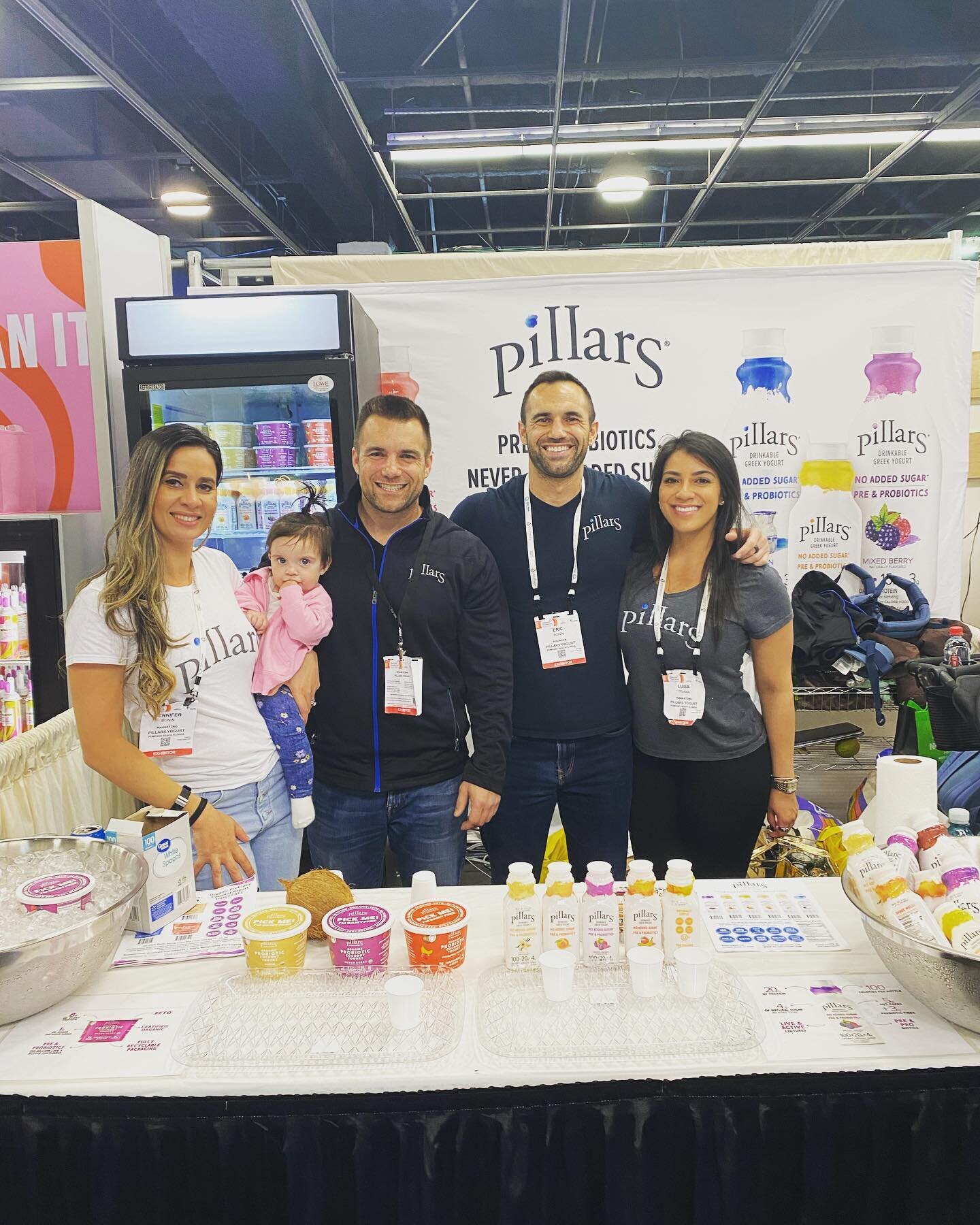 Had a blast at @natprodexpo! 
A family-affair sharing the tastiest,  lowest-sugar yogurts in all the land 👌😎

#naturallysimplenaturallygood #pillarsyogurt #naturalfood #fitnessjourney #fitfood #family #healthylifestyle