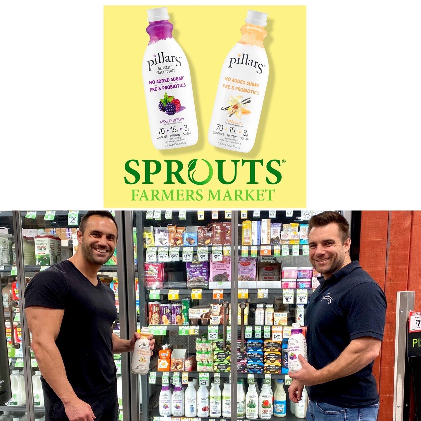 New Store &amp; Free Yogurt Alert 🎊🎉⁠
⁠
Our Mixed Berry and Vanilla 32oz drinkable yogurts are now available at Sprouts stores nationwide! ⁠
⁠
To celebrate we are giving one lucky fan a FREE 1 Month supply of yogurt. ⁠
⁠
For your chance to win:⁠
⁠
