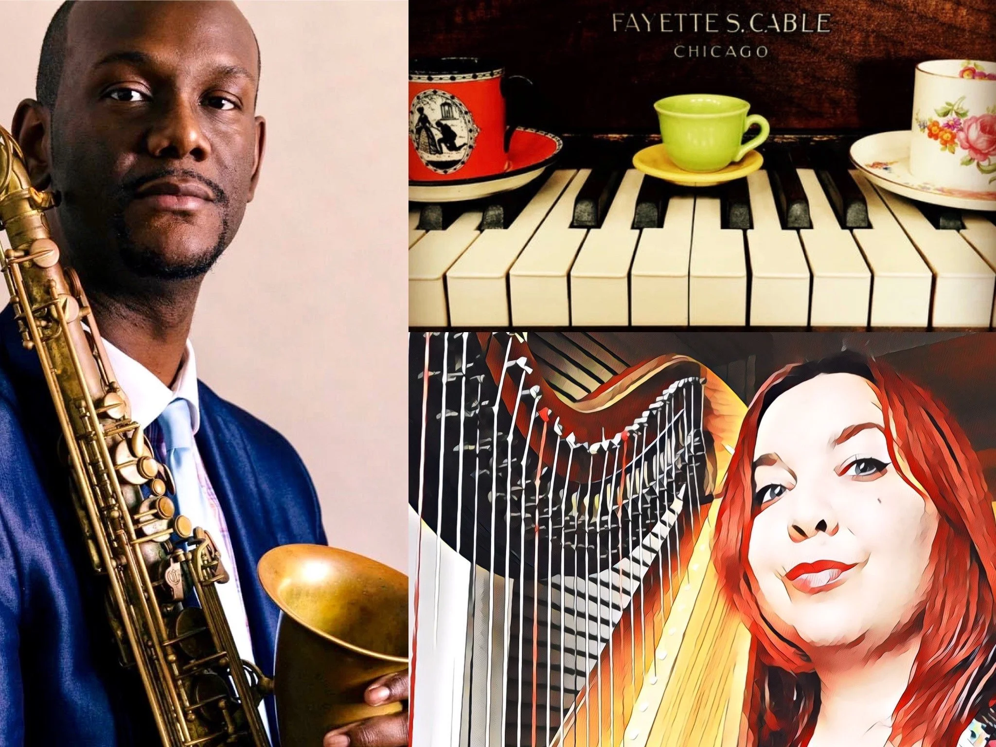 Jesse Autumn & Scott Johnson - Harp & Sax Explorations