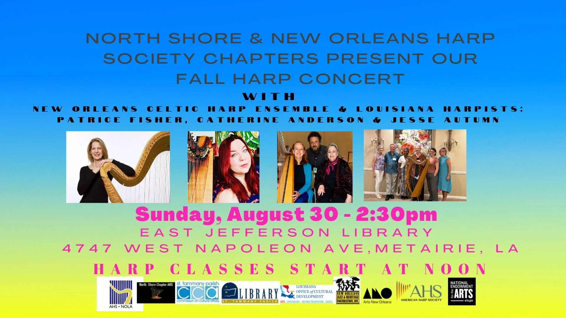 New Orleans AHS Workshops & Concert