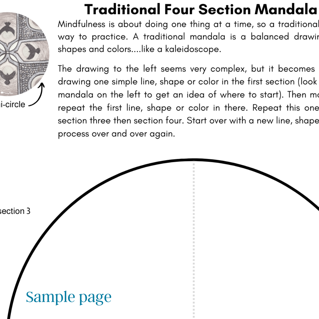 Mandalas & Mindfulness: A Journal for Mindful Mandala Making — Full ...