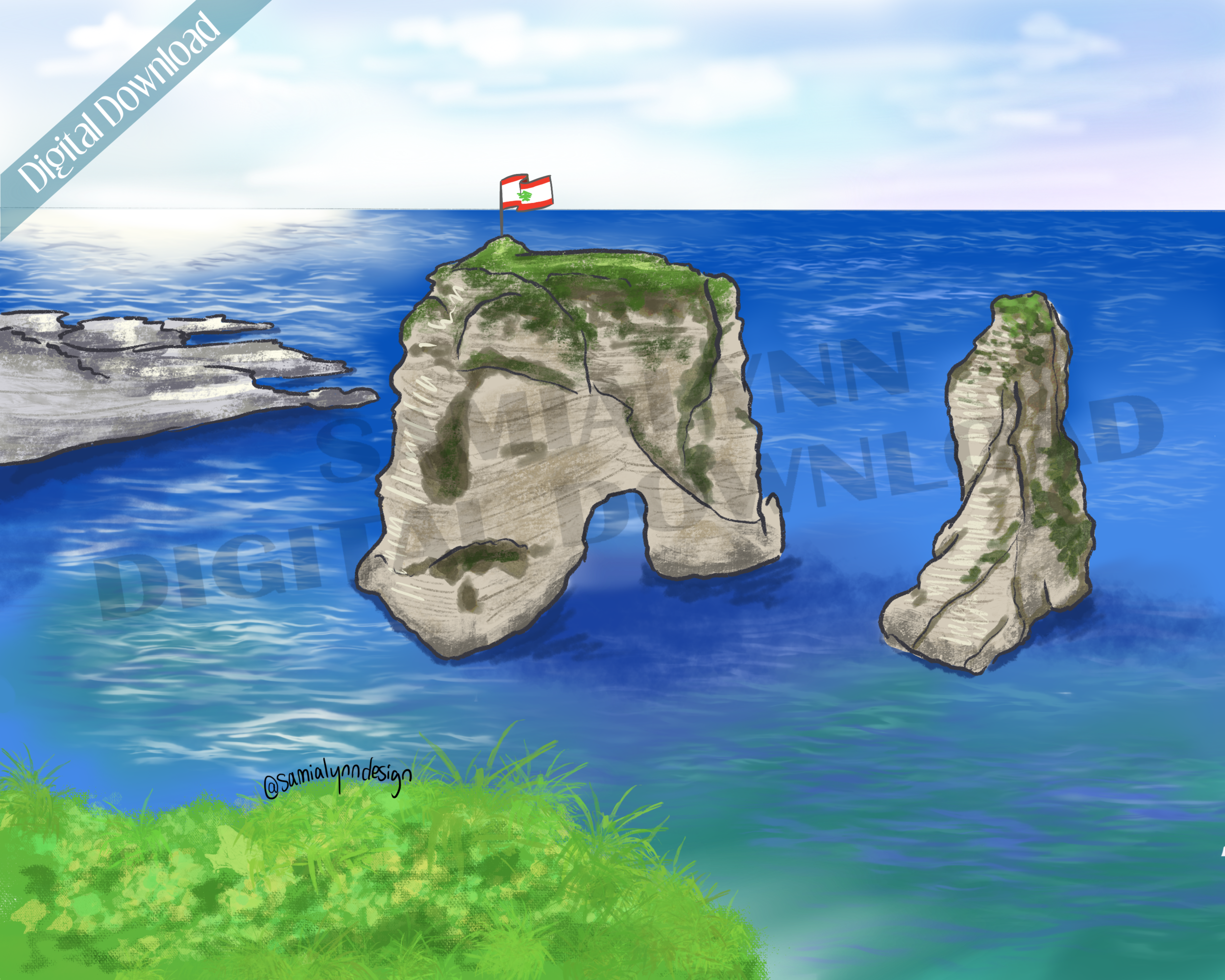 Pigeon Rocks Print (Digital ONLY)