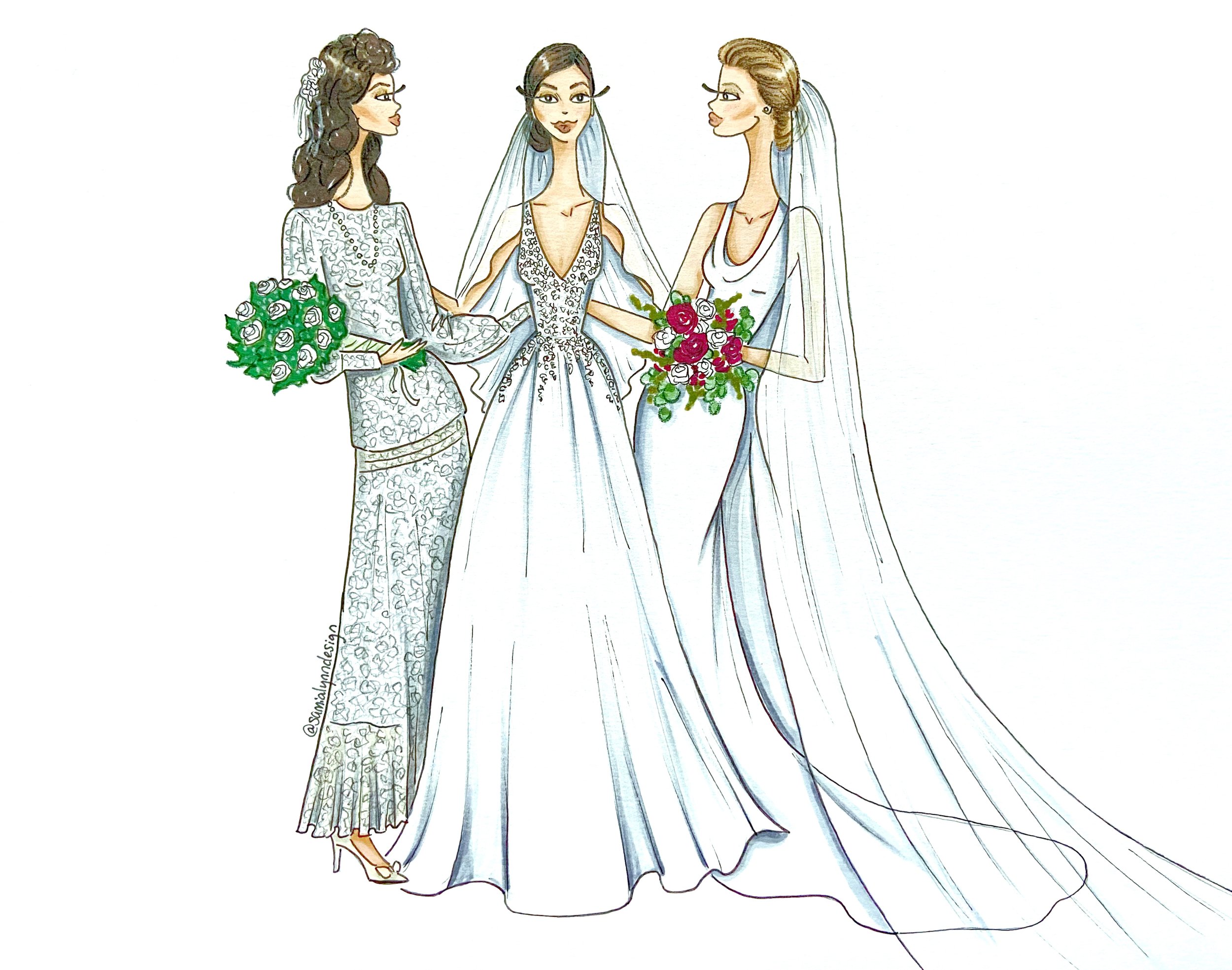 bride generation sketch