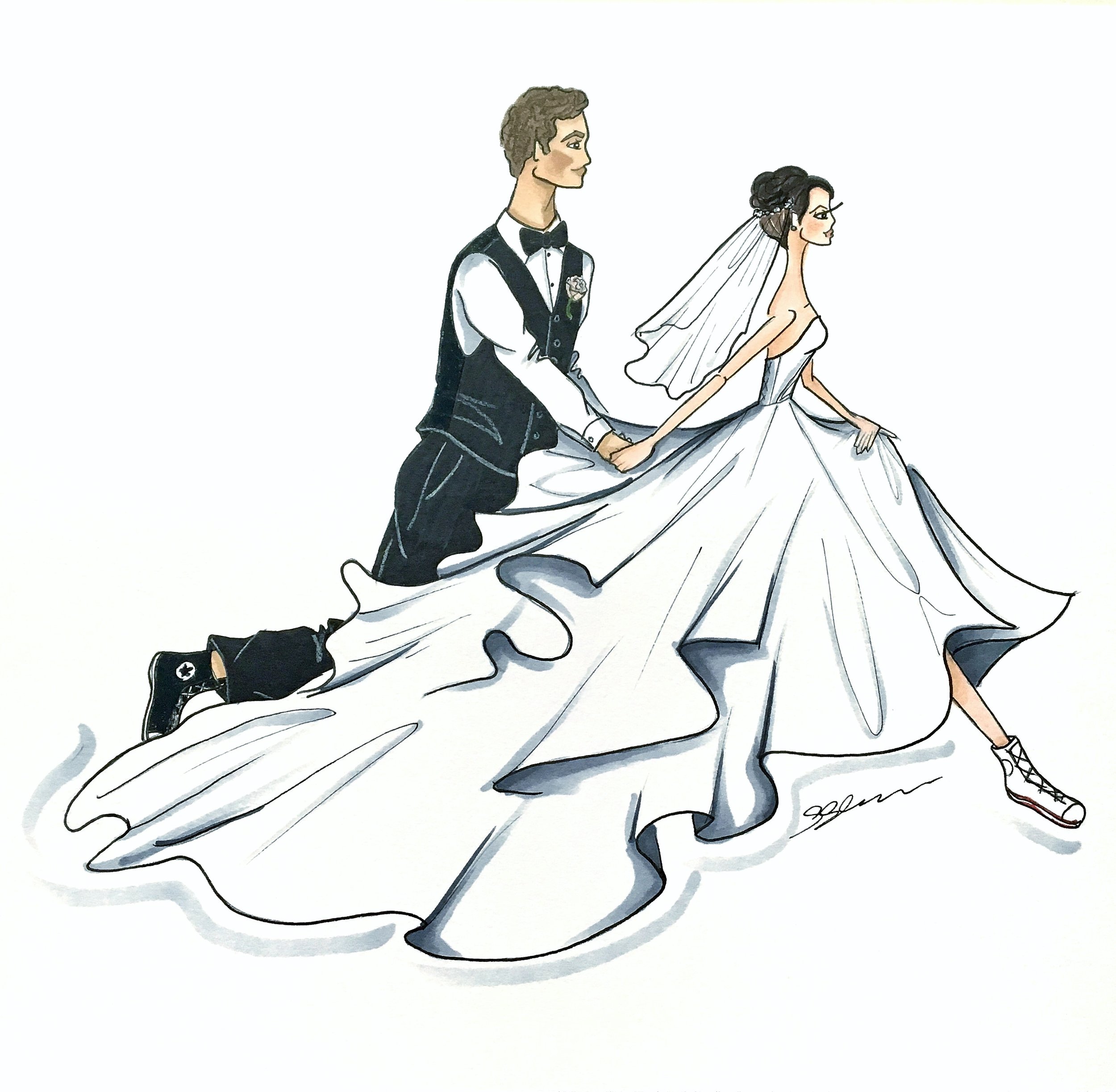 wedding sketch