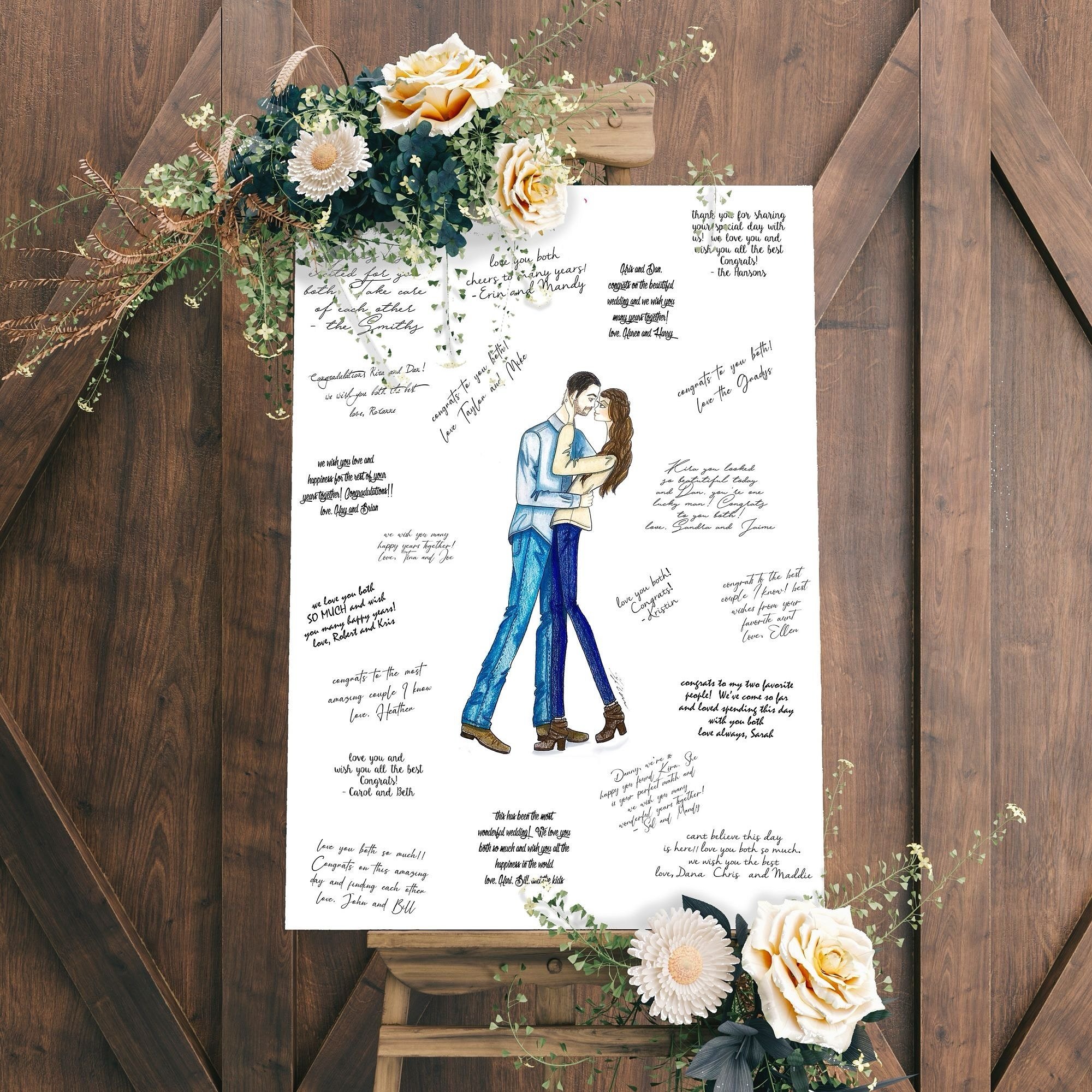 Hearing all your married friends talk about their traditional guest books gathering dust? 

(Or not having one at all?)

 Let&rsquo;s talk about elevating your wedding memories with interactive guest book art!

Wave goodbye to forgotten signatures an