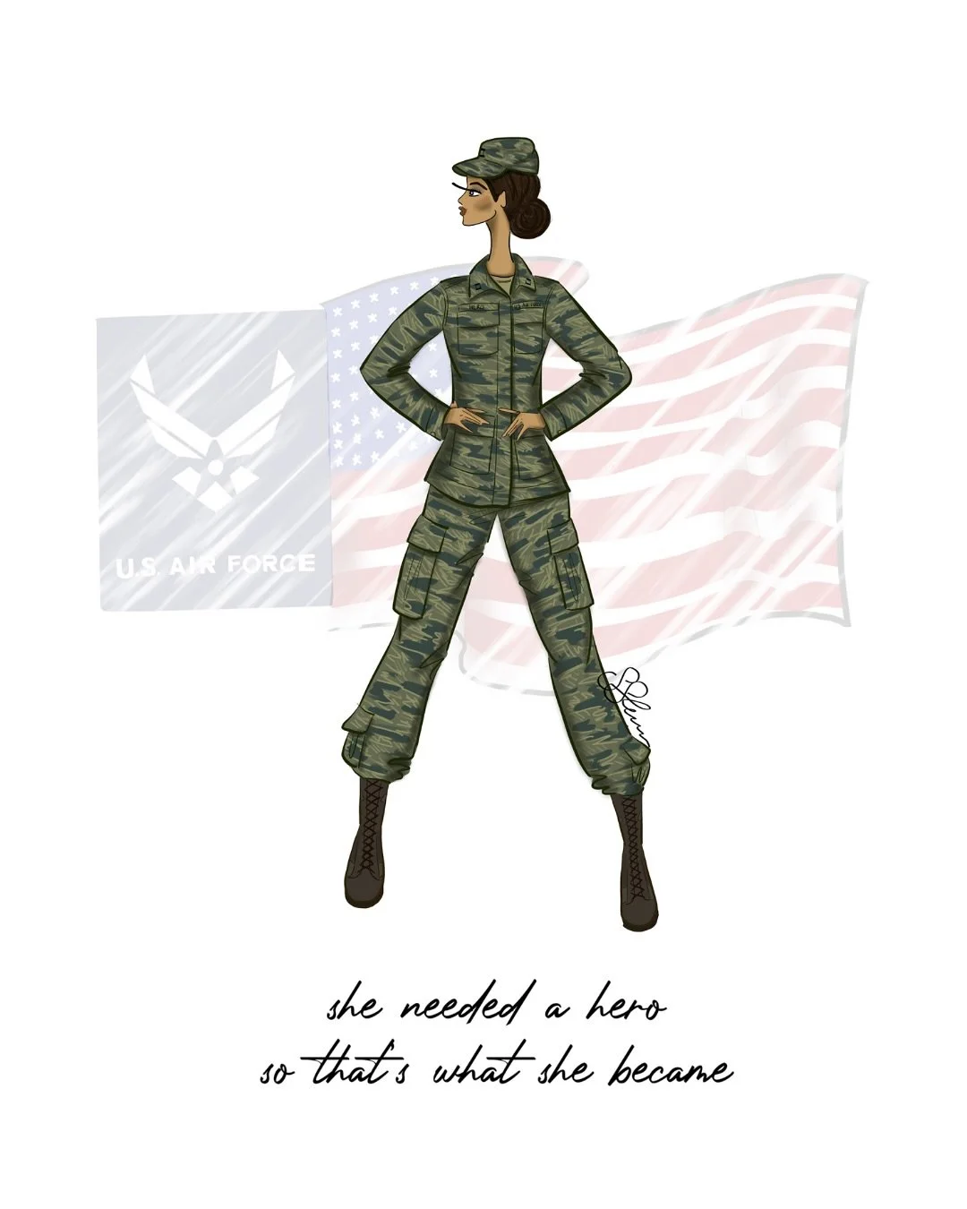 New month, new featured print!

This collection is one of my favorites as I love celebrating all the badass women in uniform 👏🏼

Head over to www.samialynn.etsy.com to pick your choice of:

💙 Service
💙 Skin tone
💙 Hair color
💙 Print size
.
.
.
