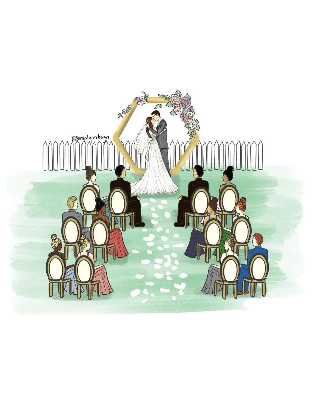 Small weddings, big memories💍 They say luxury is in the details, and there&rsquo;s nothing more personal than a small wedding filled with love, laughter, and art!

Live illustration brings that sense of connection and luxury to your day, where each 