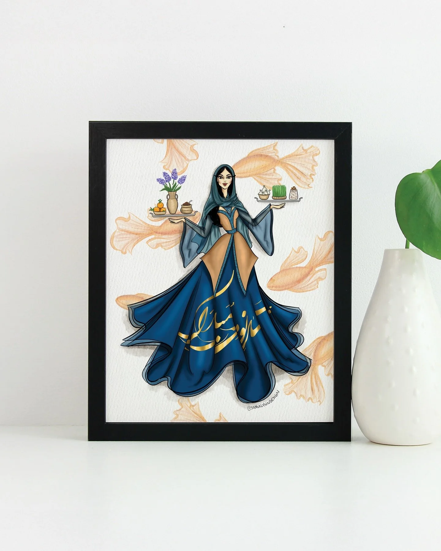 March&rsquo;s print of the month is for Nowruz!

(Persian New Year)

This was planned months ago, but I think it&rsquo;s pretty apt. 

With all the insanity happening in Iran, there&rsquo;s a lot of talk, but many people don&rsquo;t know anything abo