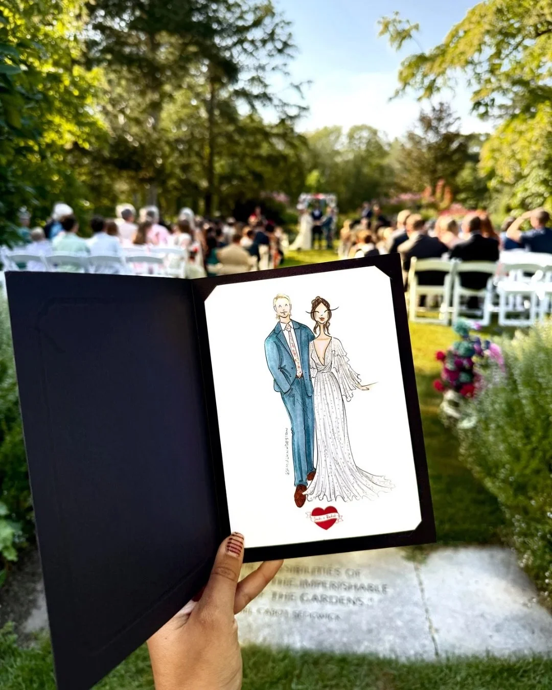 Spring weddings are in full bloom, and there&rsquo;s one detail you can&rsquo;t skip: live illustrations!🌸

Outdoor settings, think garden parties, tented receptions, and vineyard celebrations, give the perfect natural light for capturing guests bea